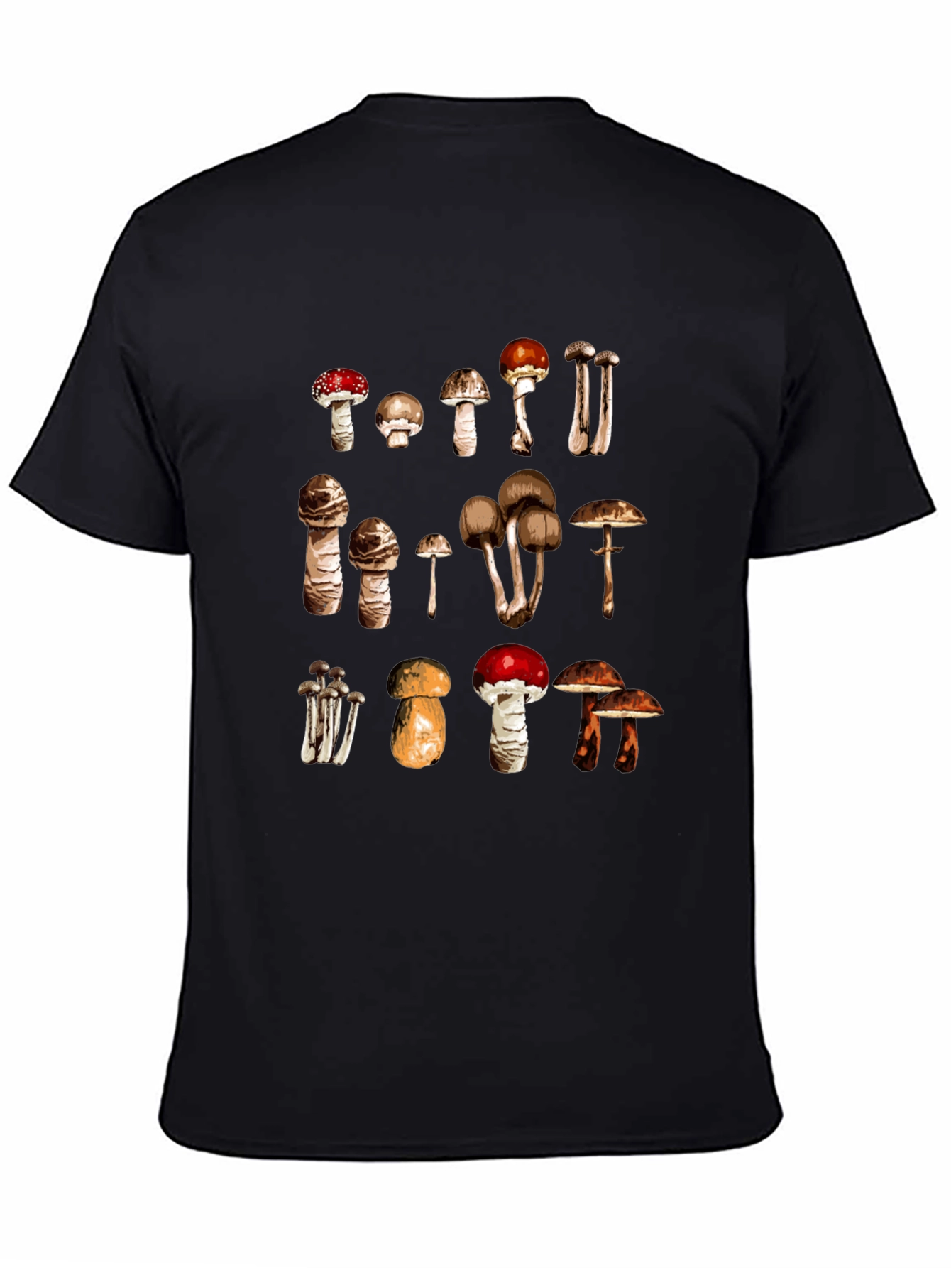 Mushroom Variety Graphic Tee