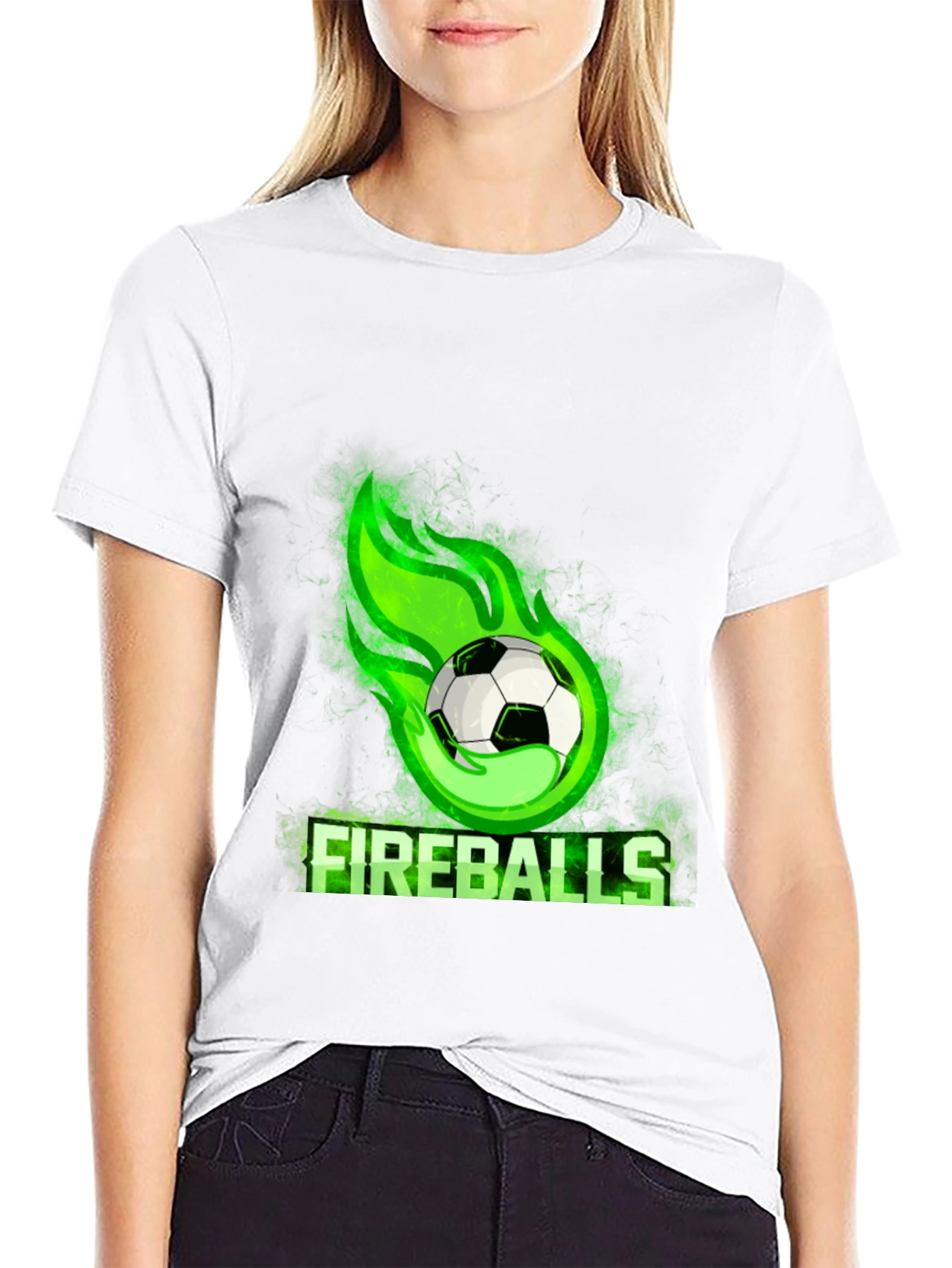Fireballs Soccer Graphic T-Shirt