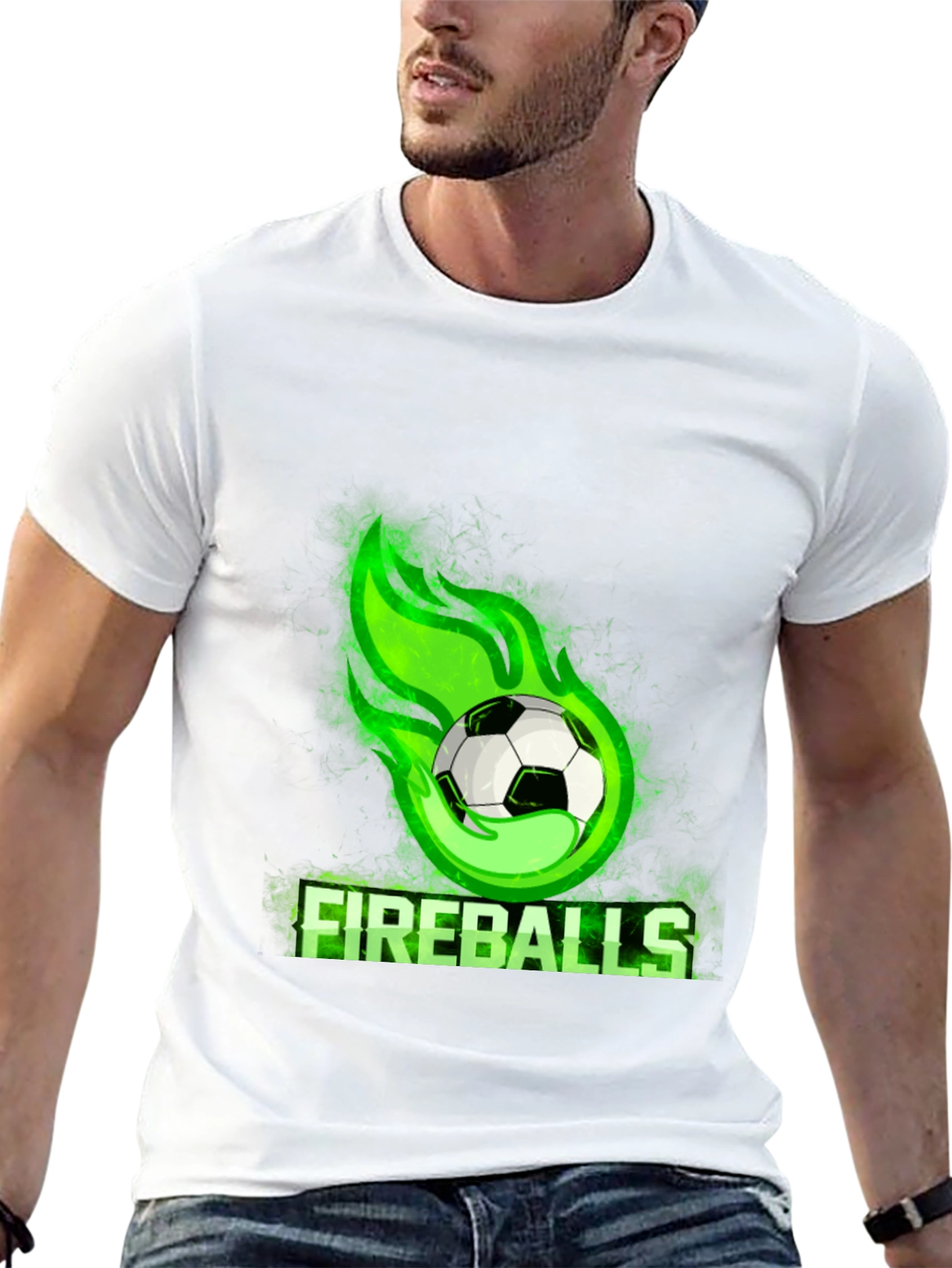 Fireballs Soccer Graphic T-Shirt