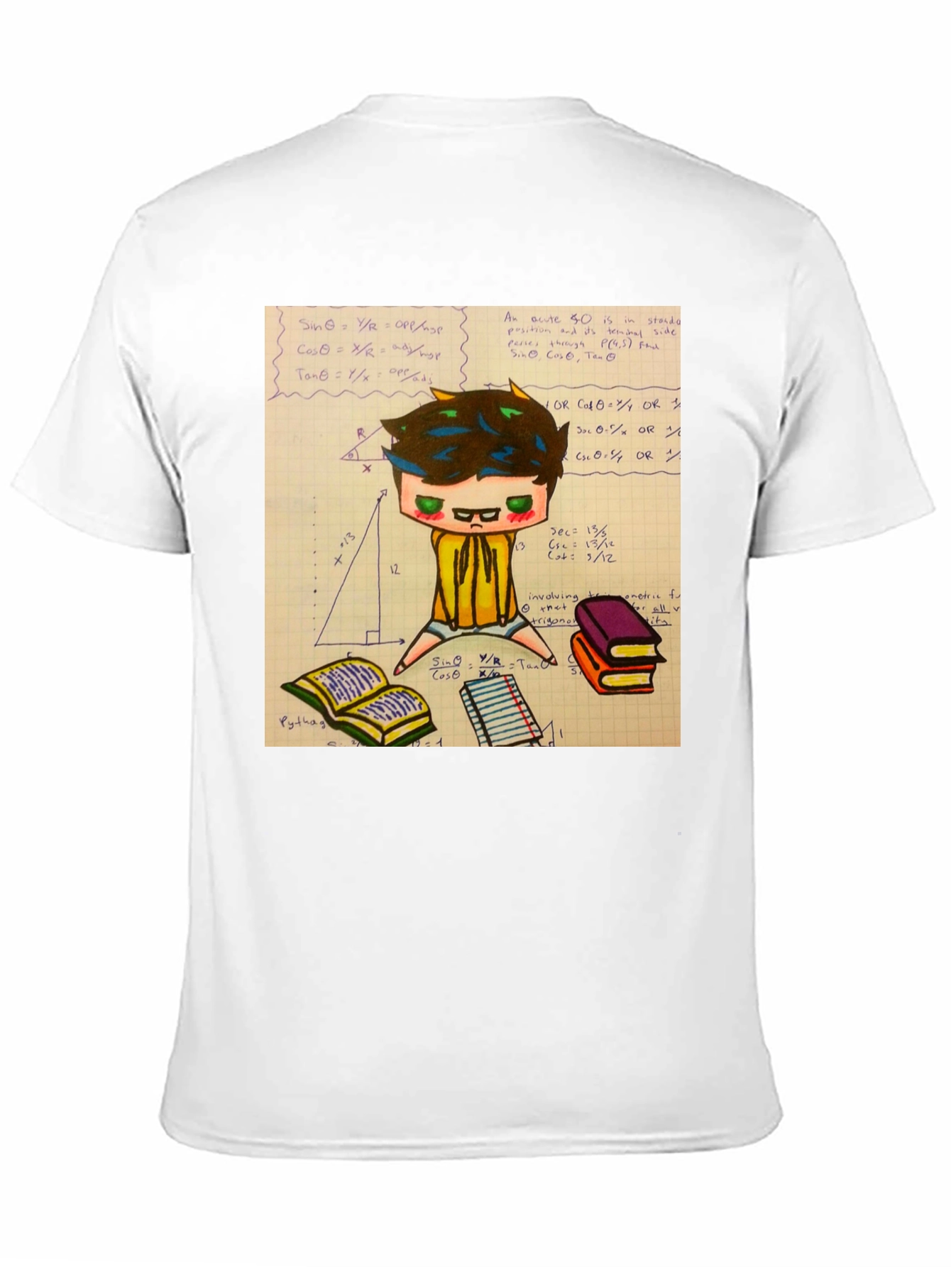 Math Geek Graphic Tee - Black