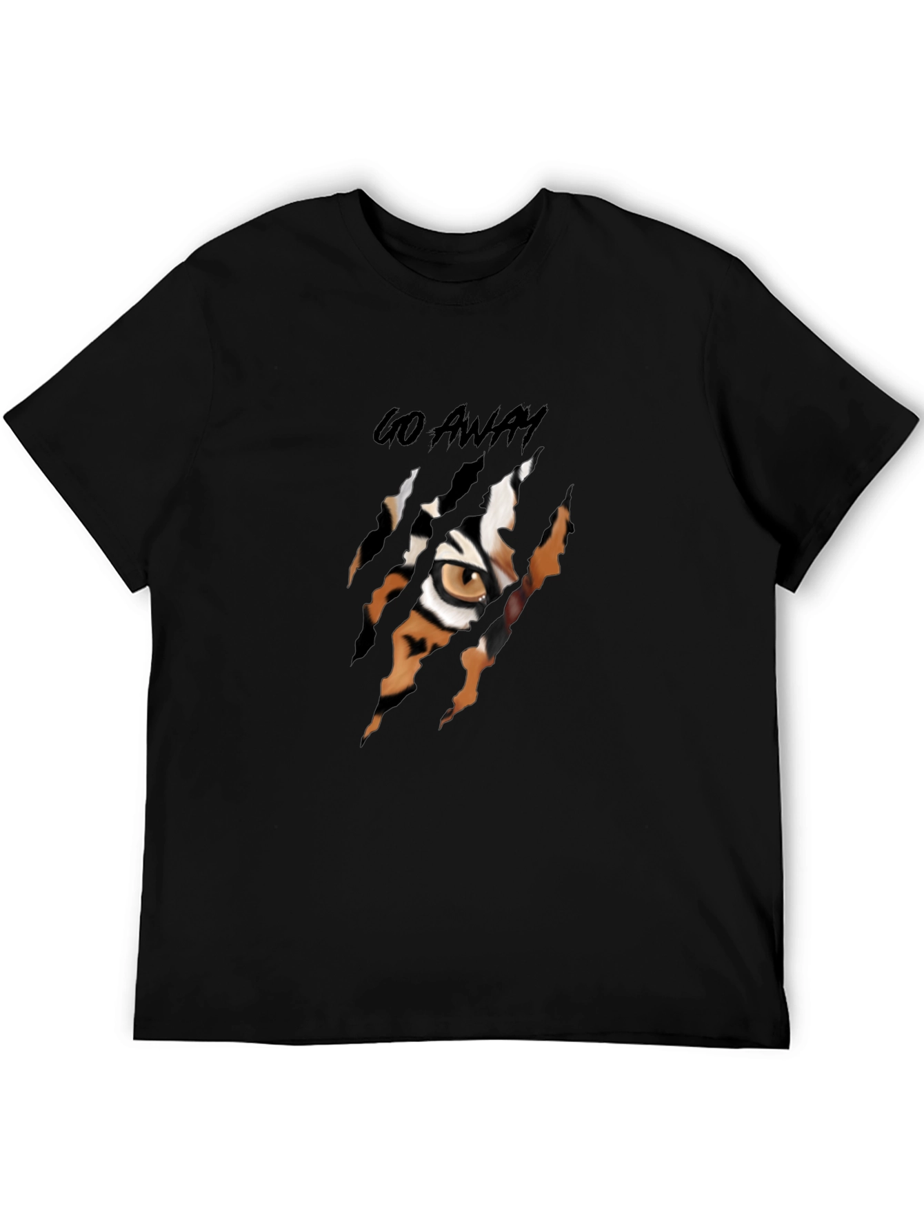 Black Tiger Eye Graphic T-Shirt