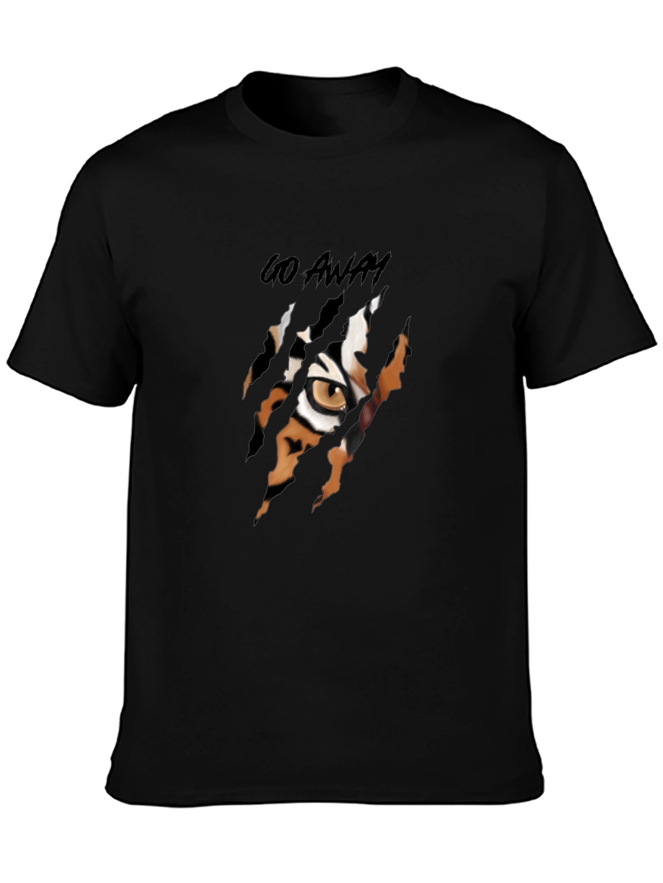 Black Tiger Eye Graphic T-Shirt