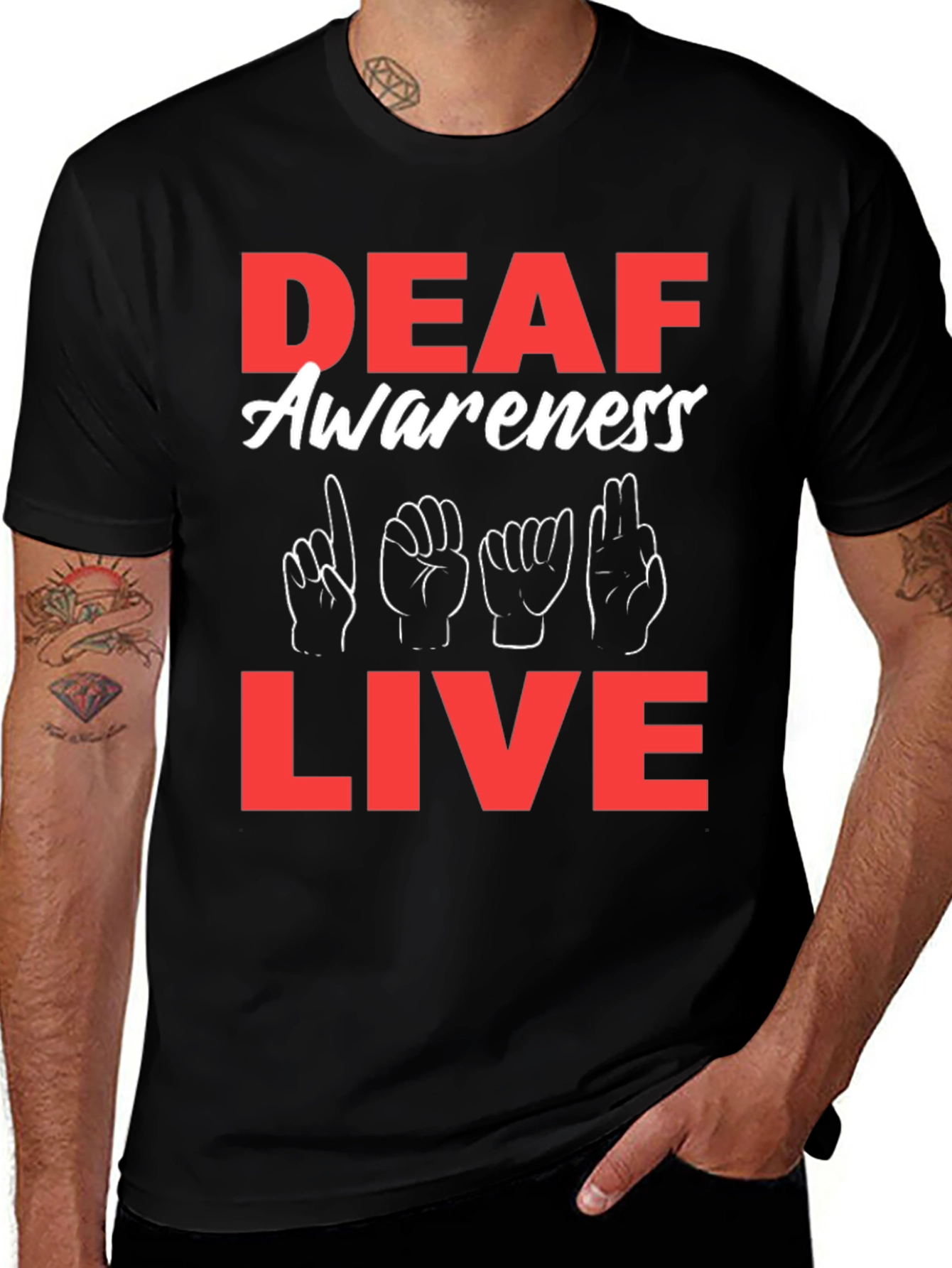 Deaf Awareness Live T-Shirt