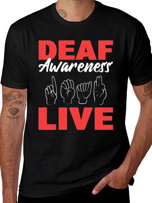 Deaf Awareness Live T-Shirt