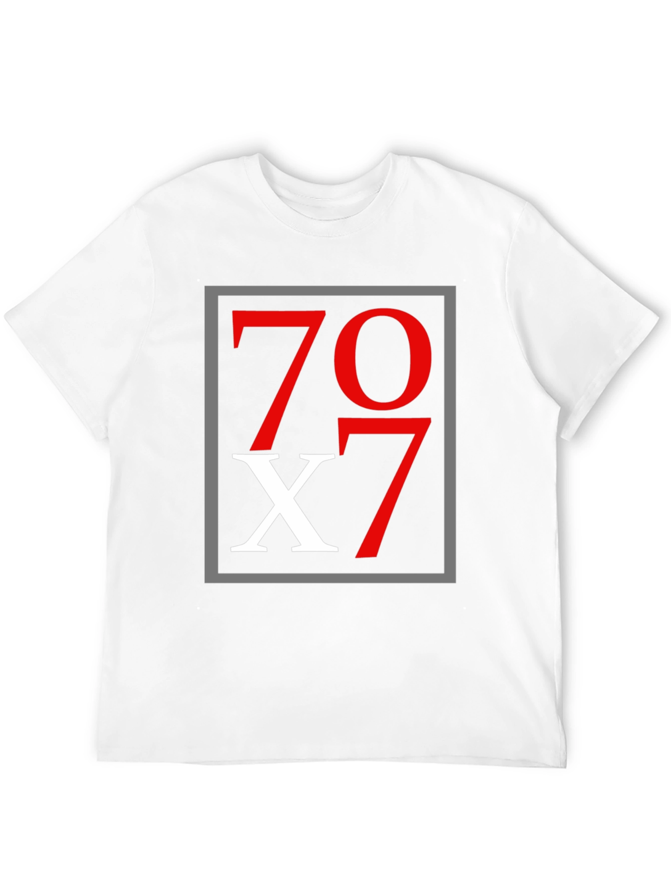70x7 Graphic Tee - Bold Design Soft Cotton