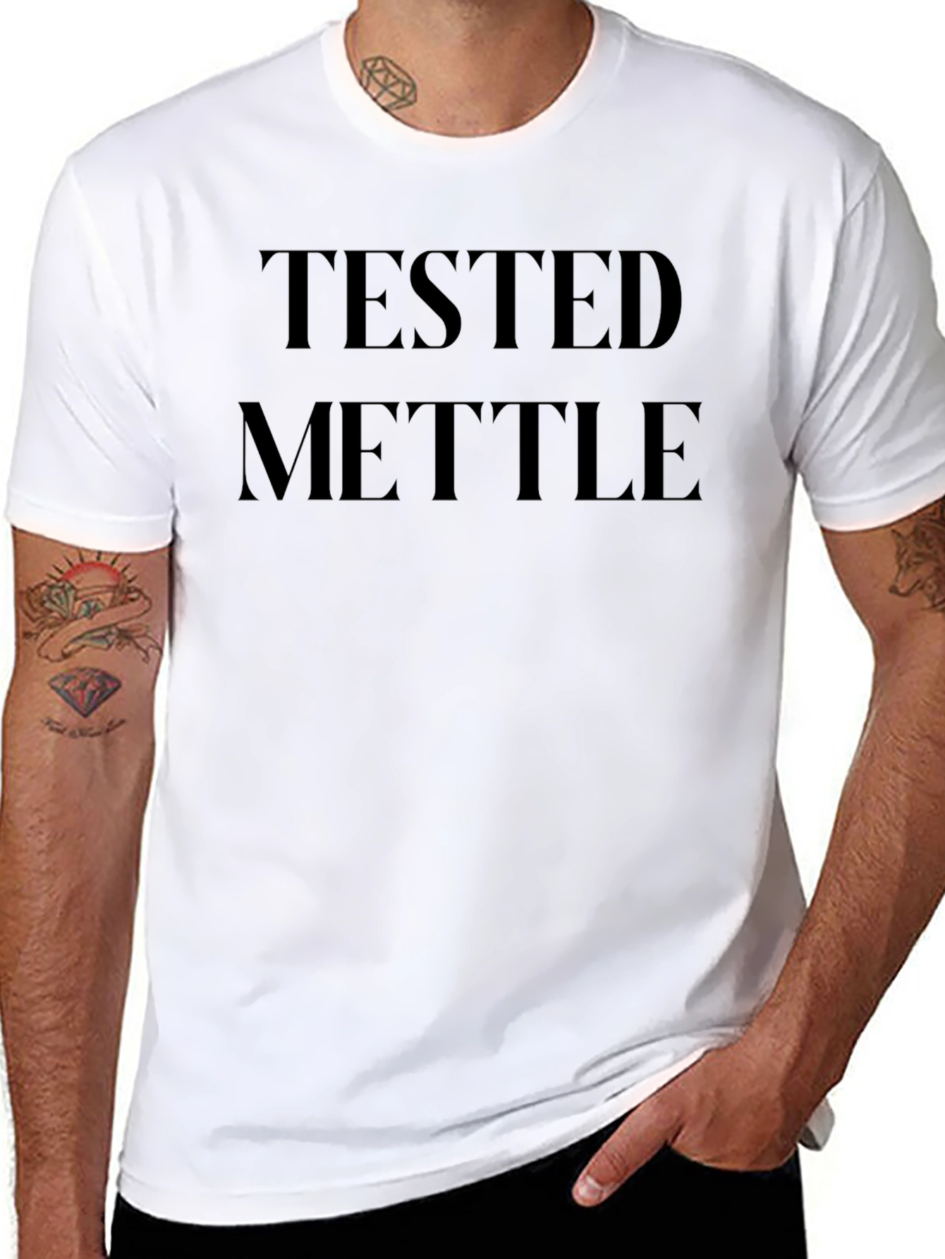 Tested Mettle Graphic Tee - Mens Black T-Shirt