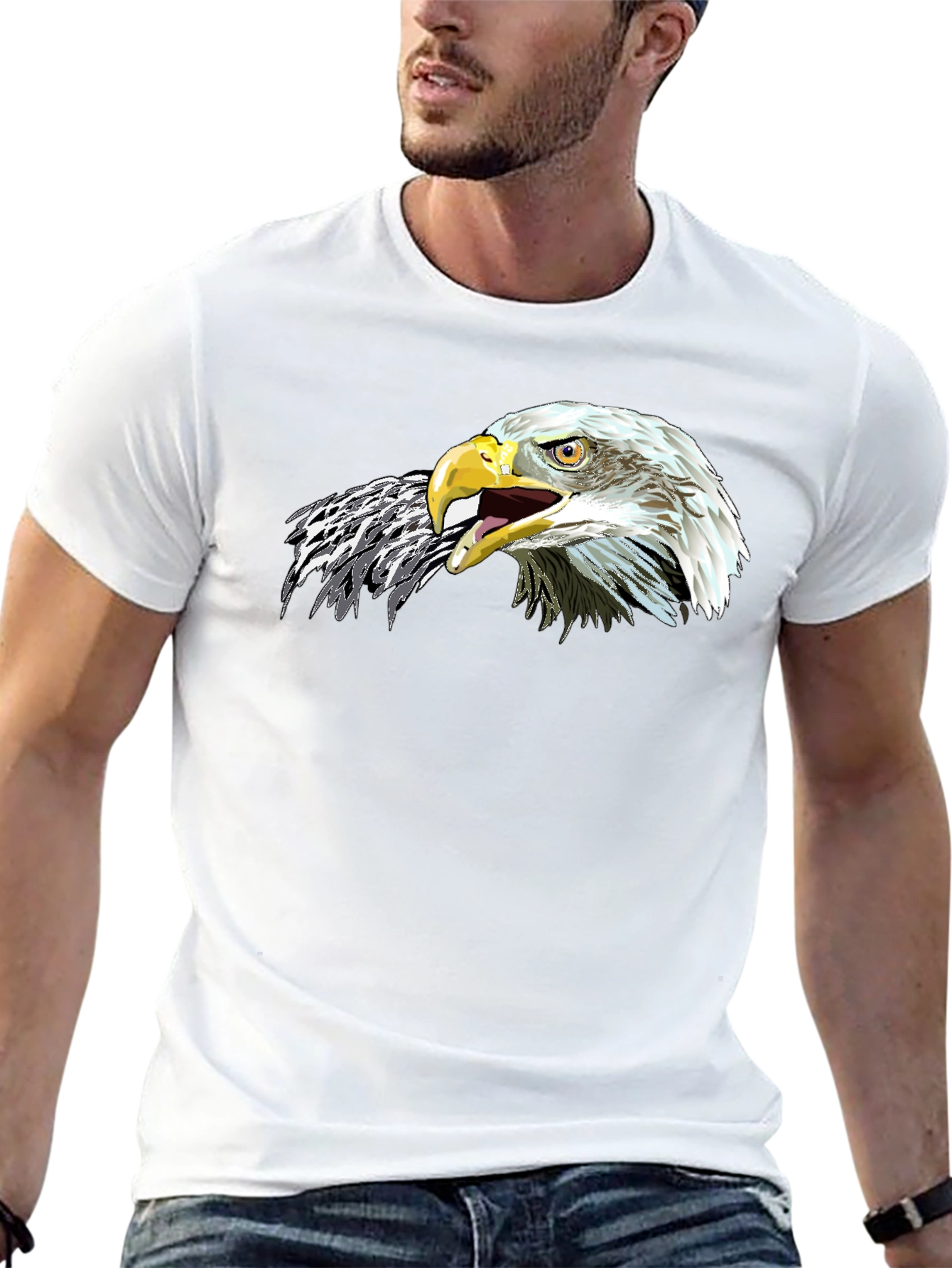 Eagle Graphic T-Shirt - Black