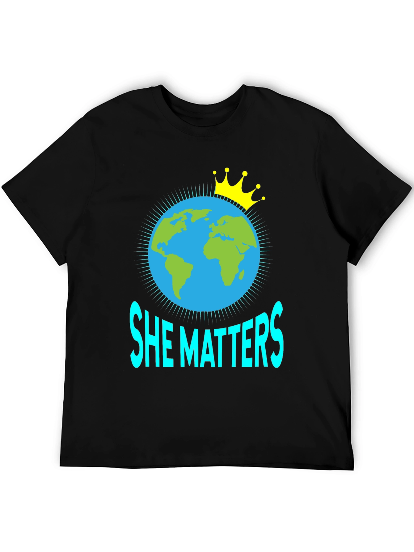 She Matters Earth Graphic T-Shirt