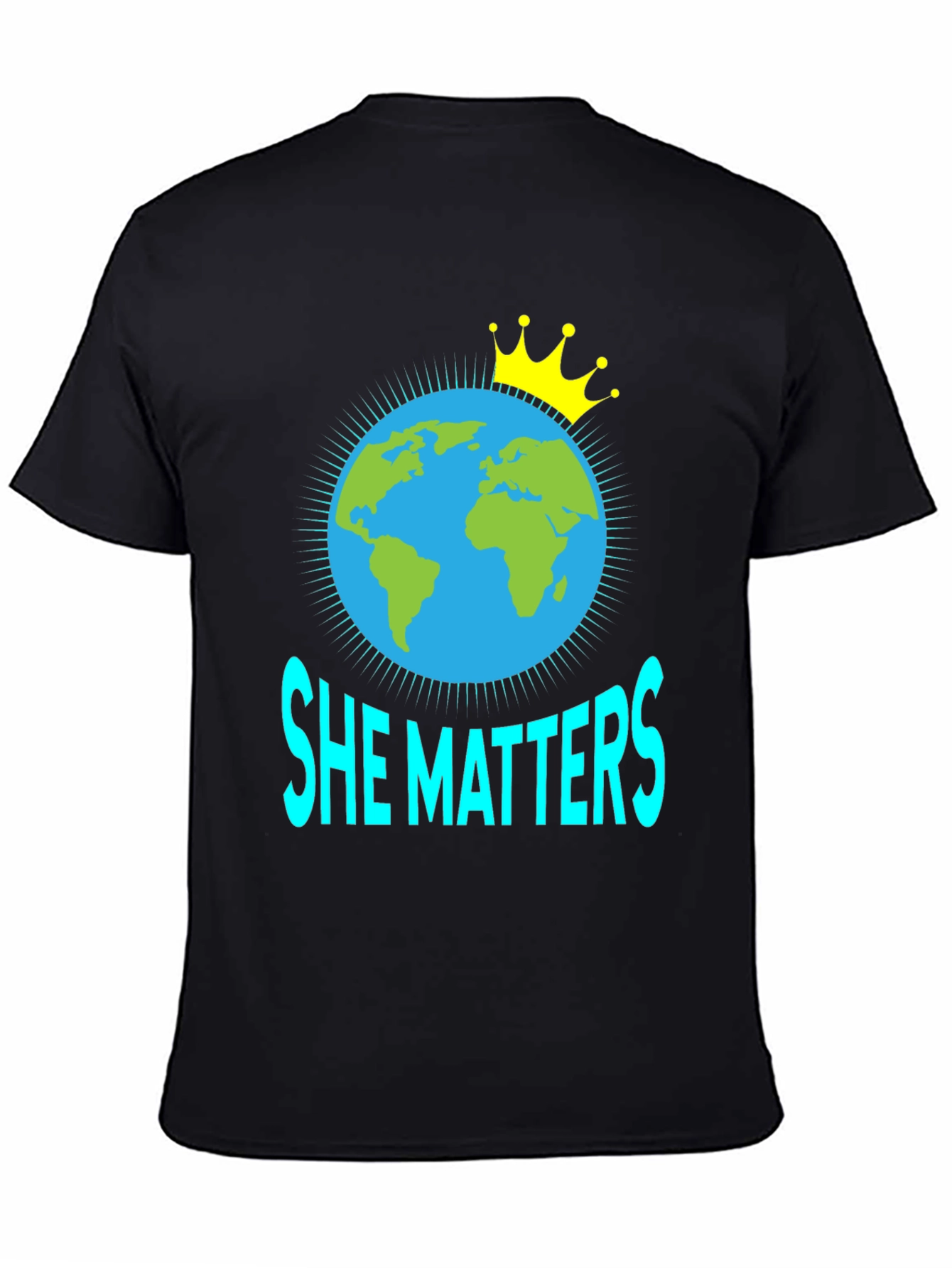 She Matters Earth Graphic T-Shirt