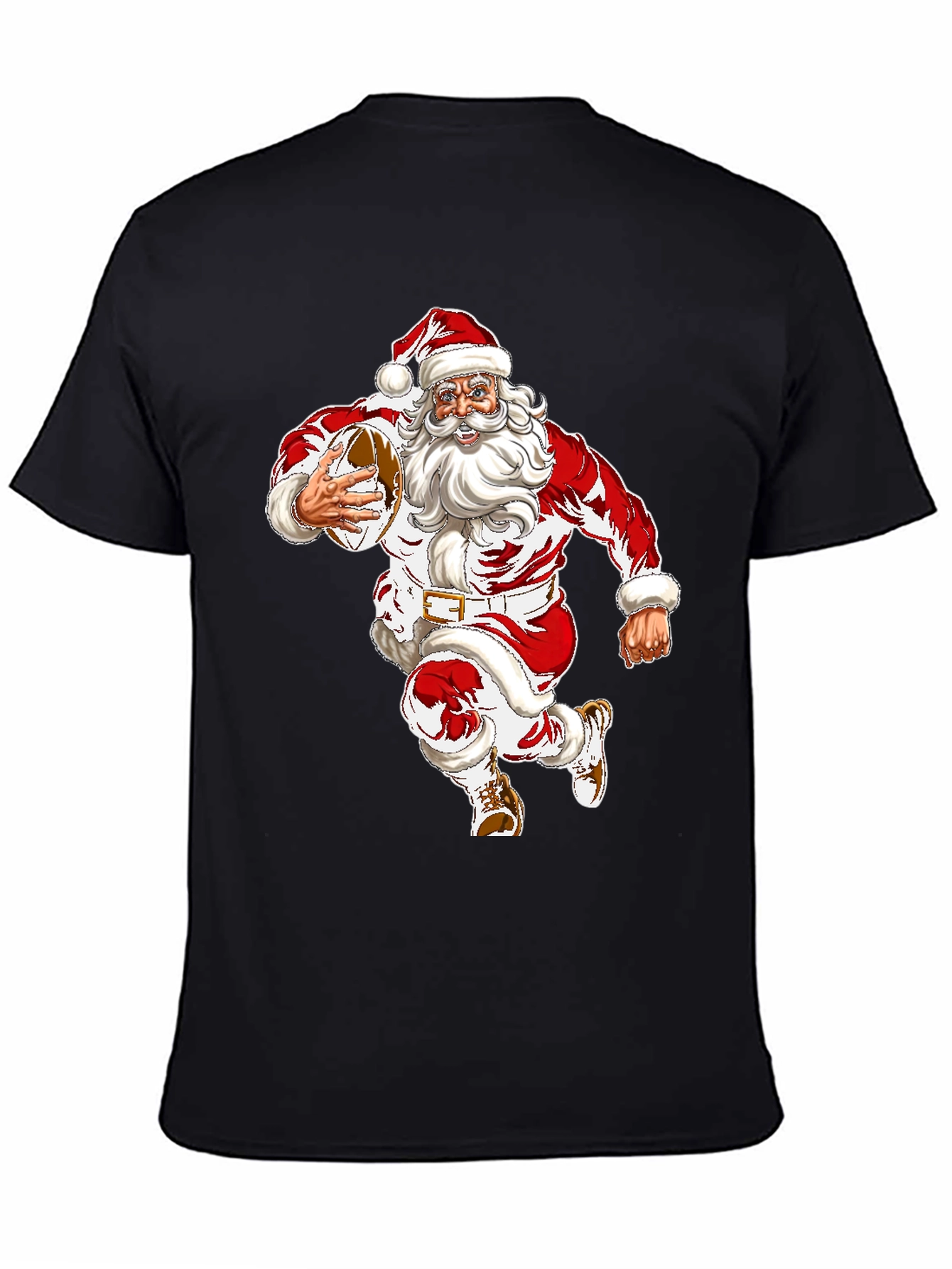 Santa Football T-Shirt