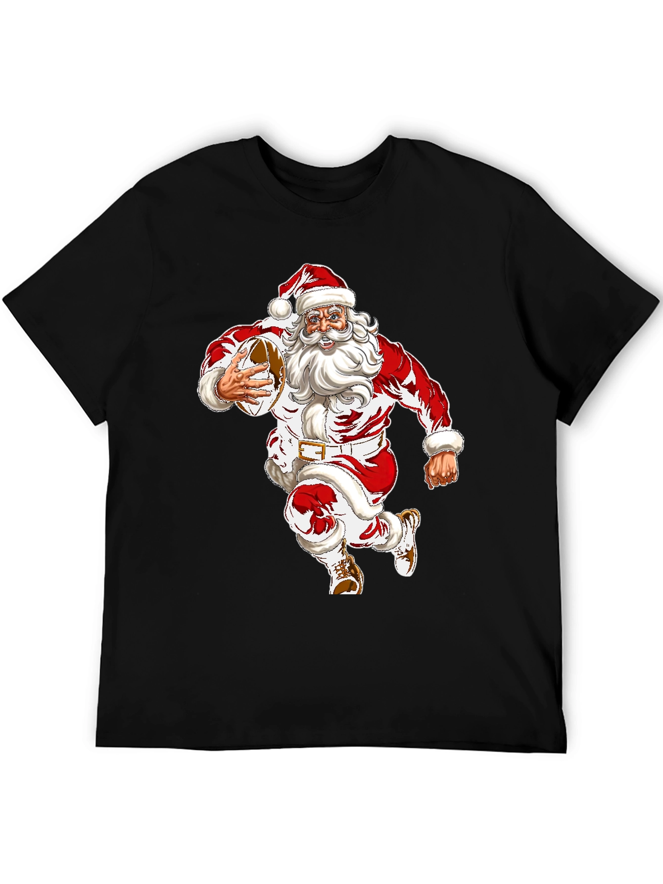 Santa Football T-Shirt