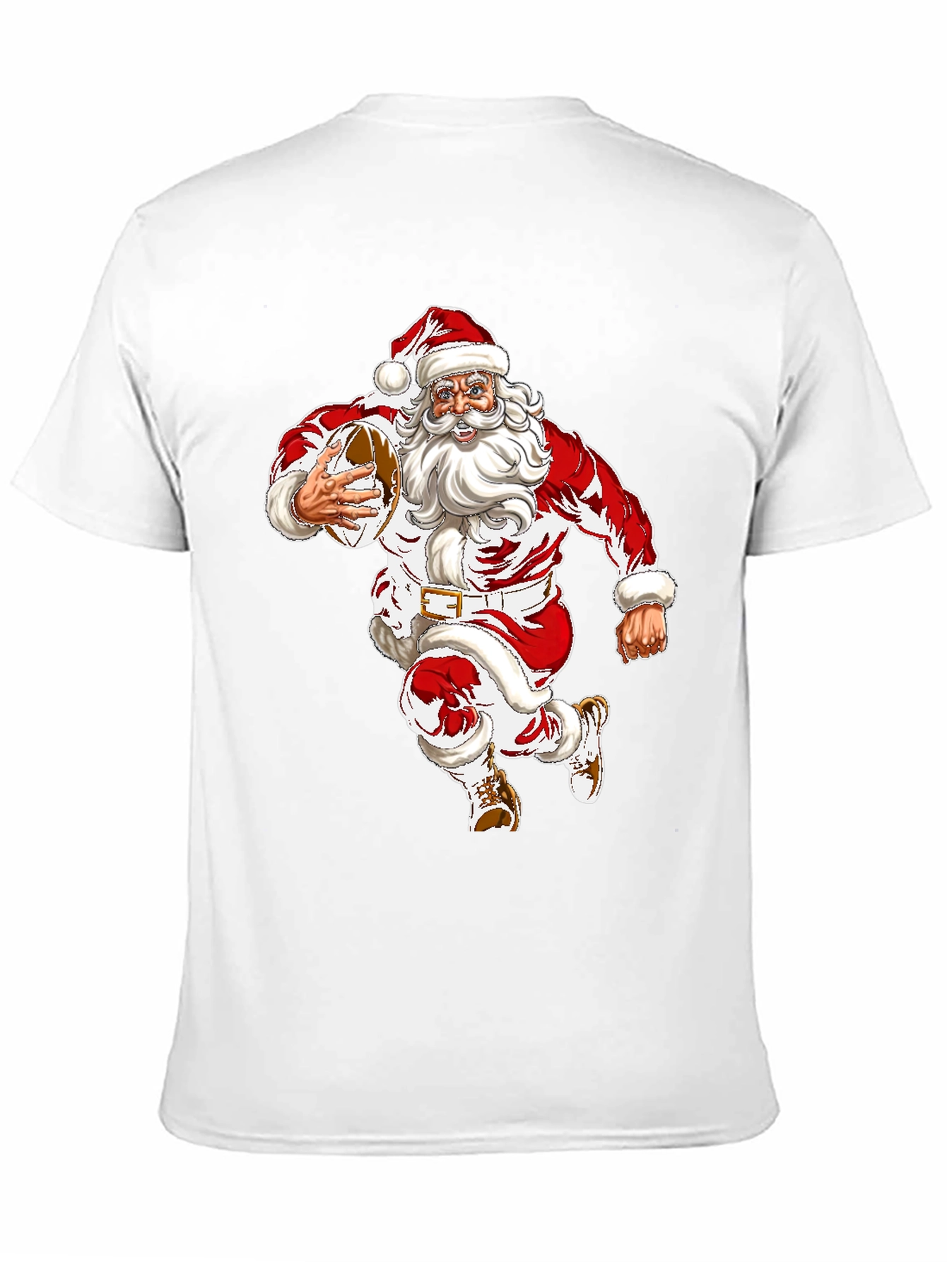 Santa Football T-Shirt