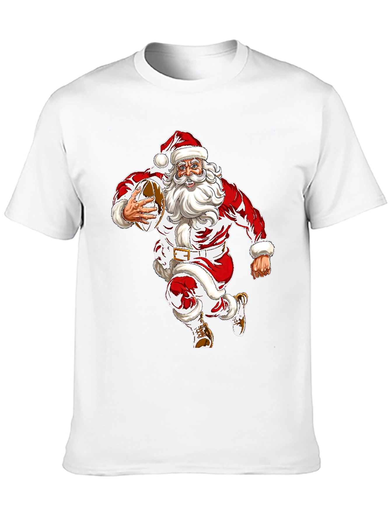 Santa Football T-Shirt