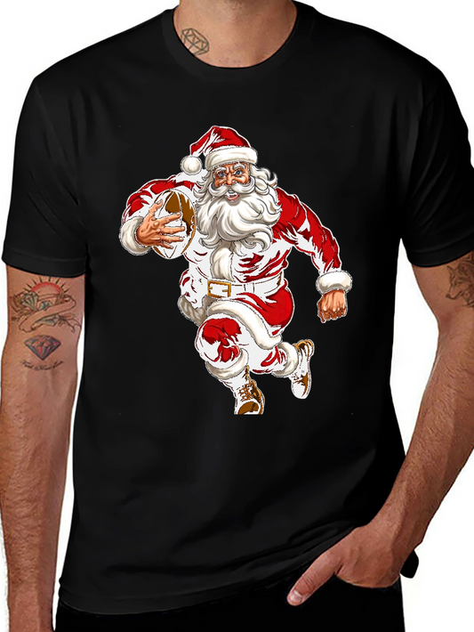 Santa Football T-Shirt