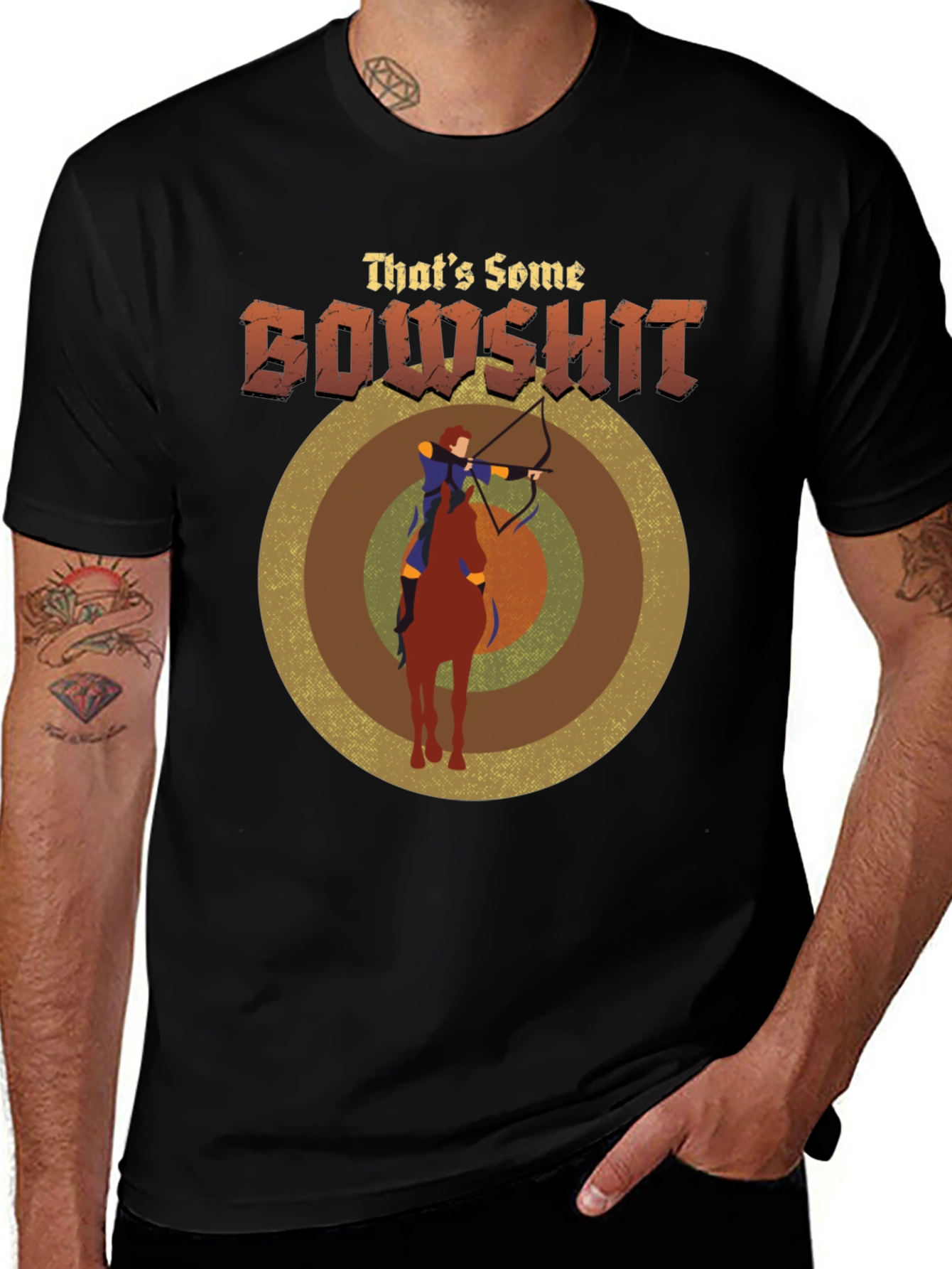 Thats Some Bowshit T-Shirt - Archery Horseback Riding