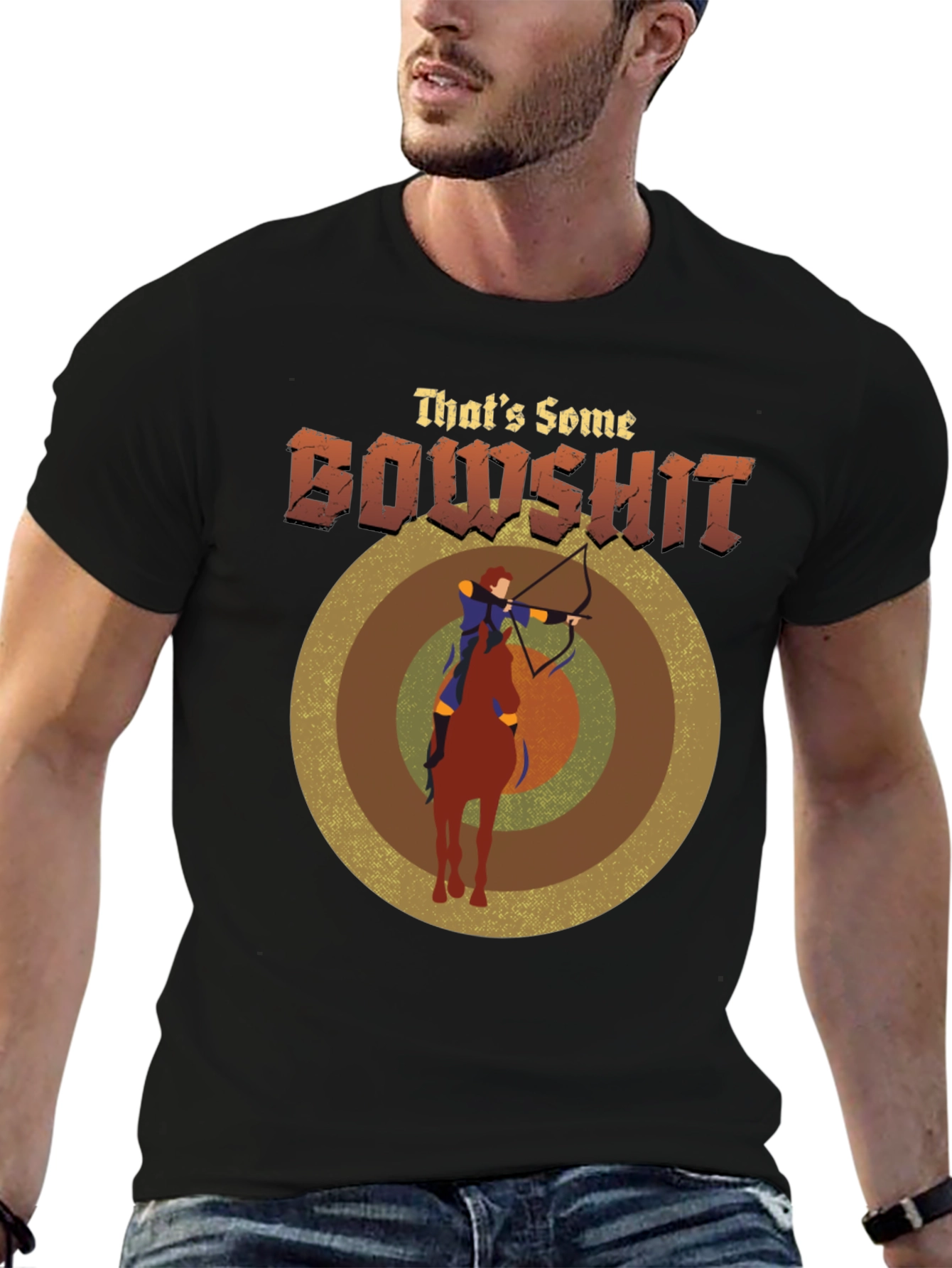 Thats Some Bowshit T-Shirt - Archery Horseback Riding