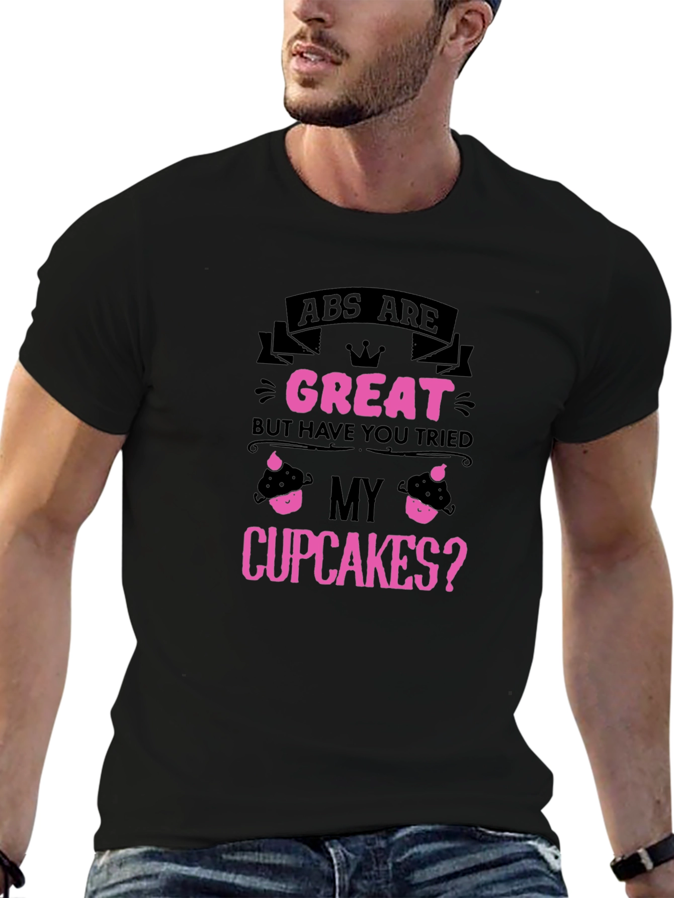 Abs Are Great Cupcake T-Shirt