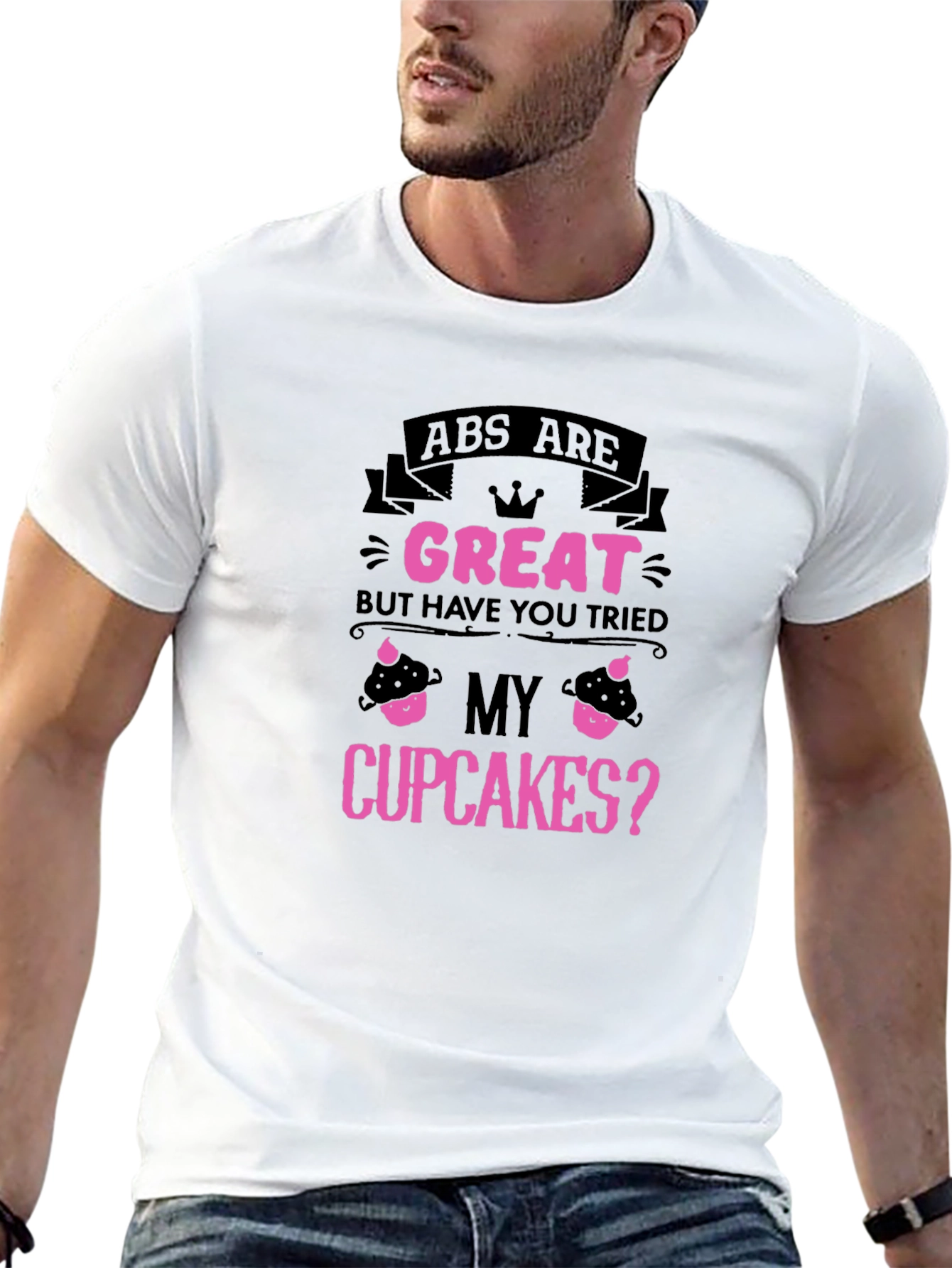 Abs Are Great Cupcake T-Shirt