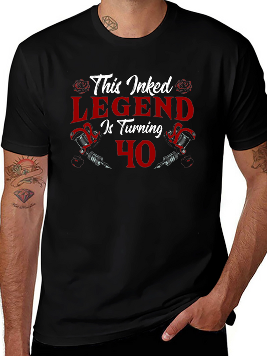 Inked Legend 40th Birthday T-Shirt
