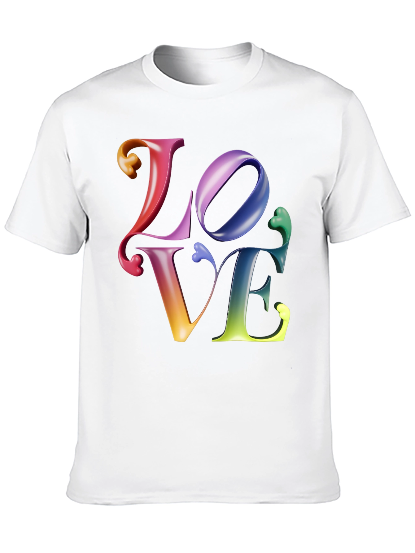 LOVE Graphic Tee - Rainbow Pride Shirt