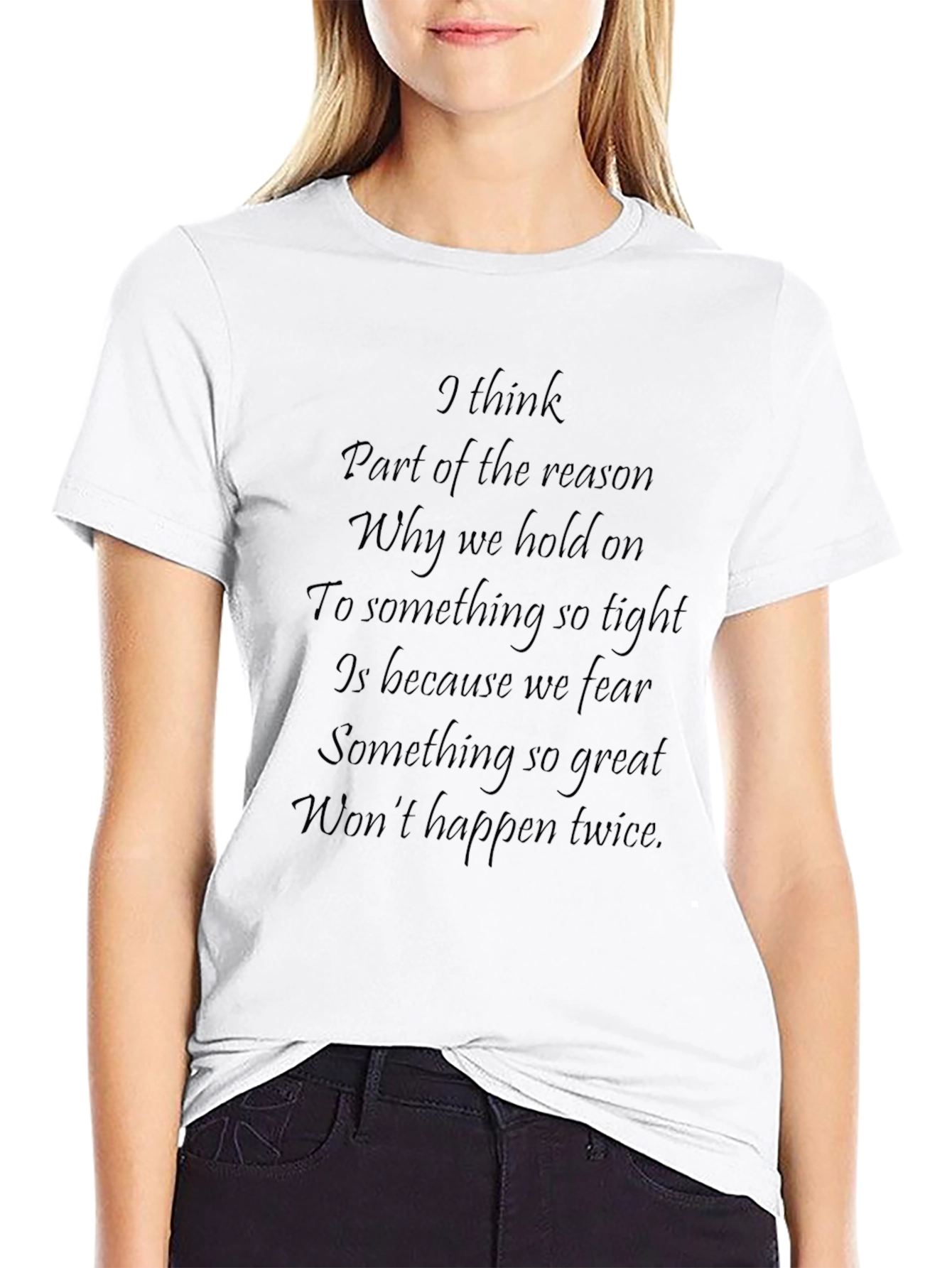 Inspirational Quote Black T-Shirt