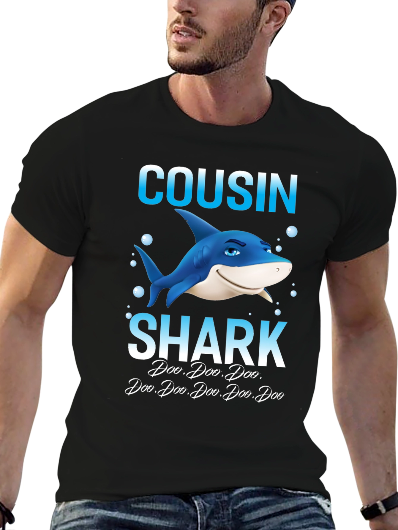 Cousin Shark T-Shirt - Doo Doo Doo Family Tee
