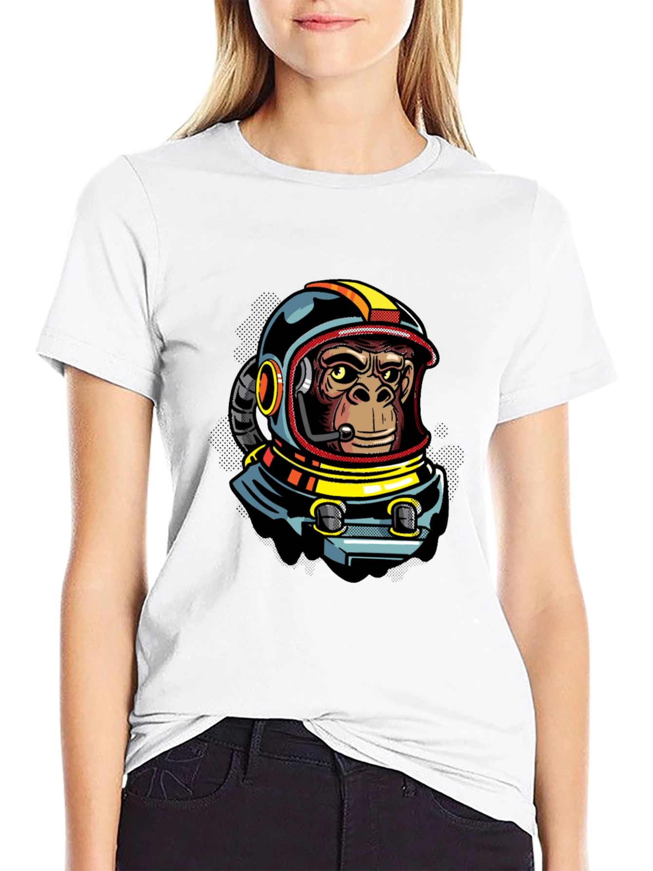 Astro Ape Graphic Tee - Cool Black T-Shirt