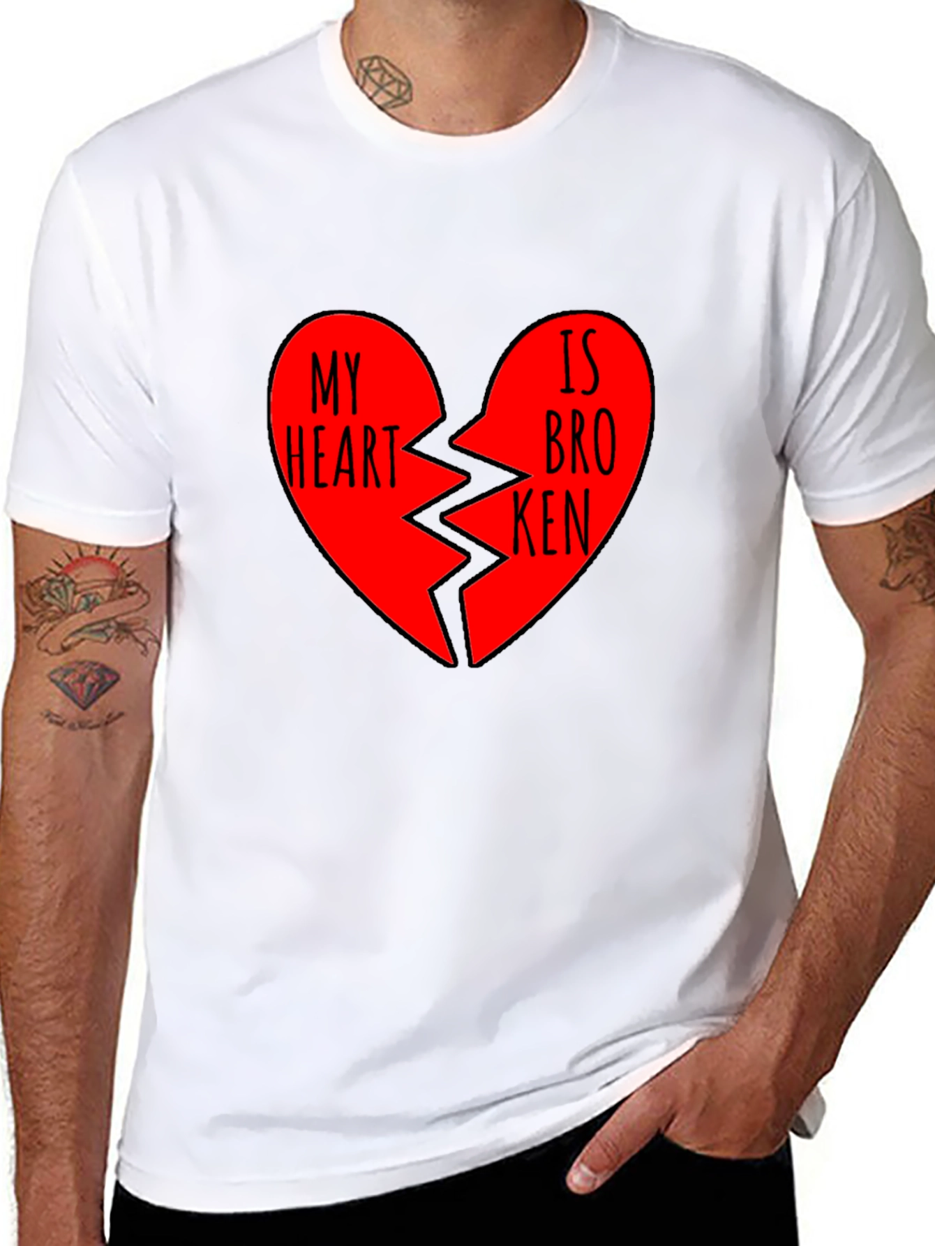 My Heart is Broken Graphic T-Shirt
