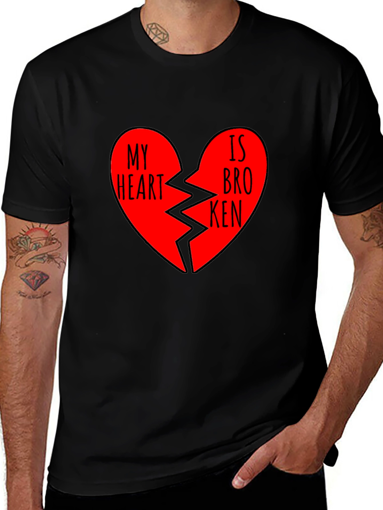 My Heart is Broken Graphic T-Shirt