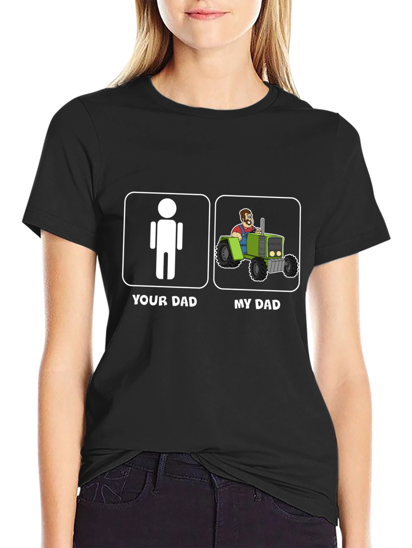 My Dad Tractor Graphic T-Shirt