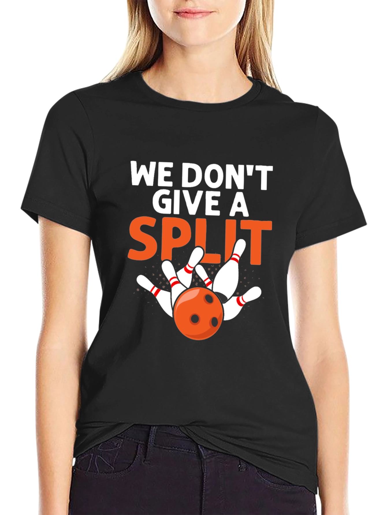 We Dont Give a Split Bowling T-Shirt