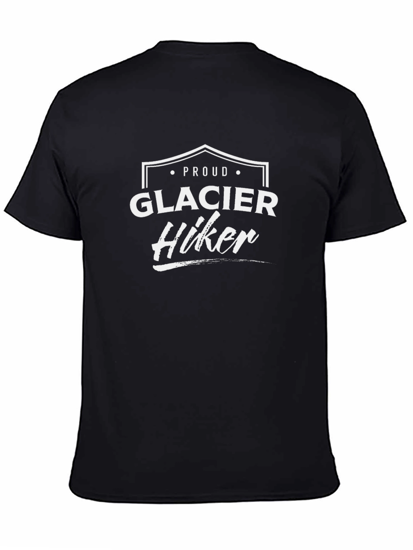Proud Glacier Hiker Graphic T-Shirt