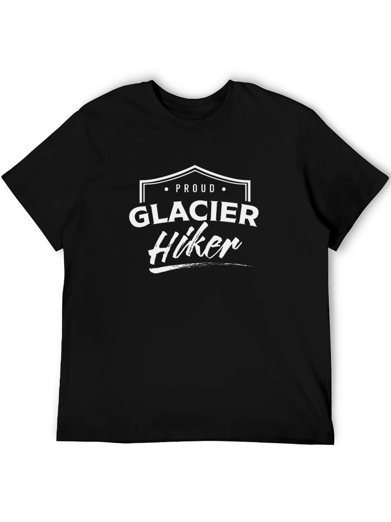 Proud Glacier Hiker Graphic T-Shirt