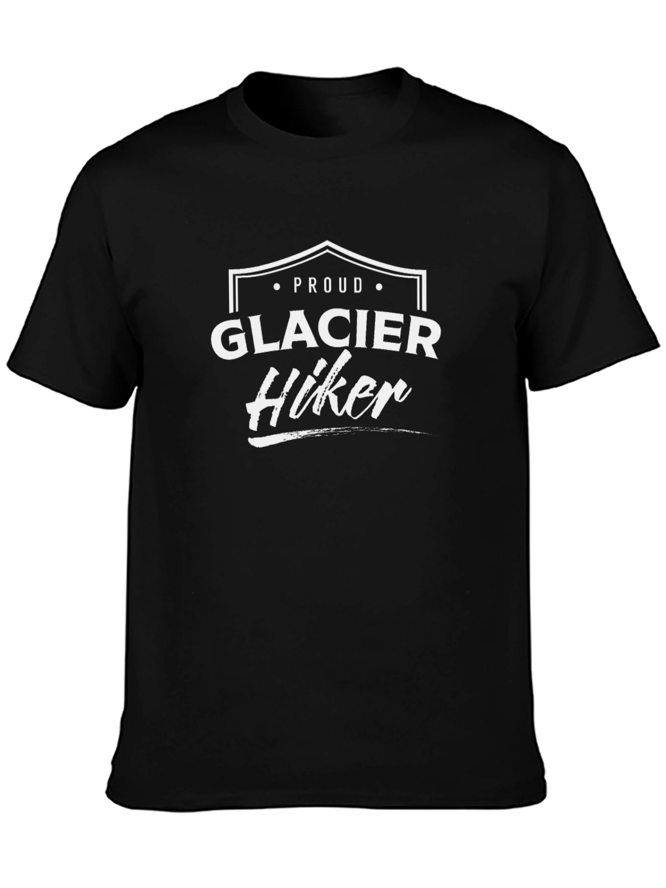 Proud Glacier Hiker Graphic T-Shirt