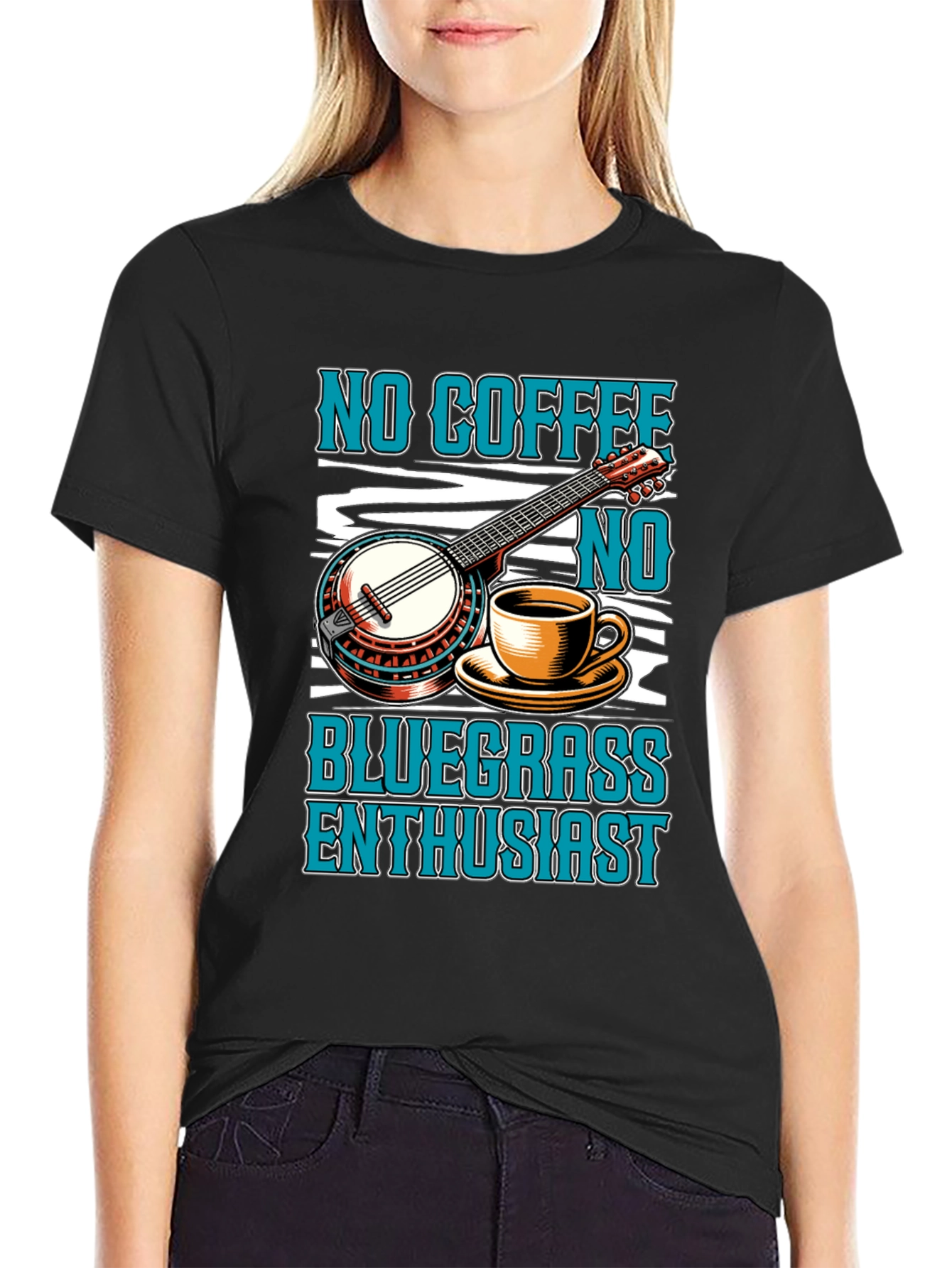 No Coffee No Bluegrass Enthusiast T-Shirt