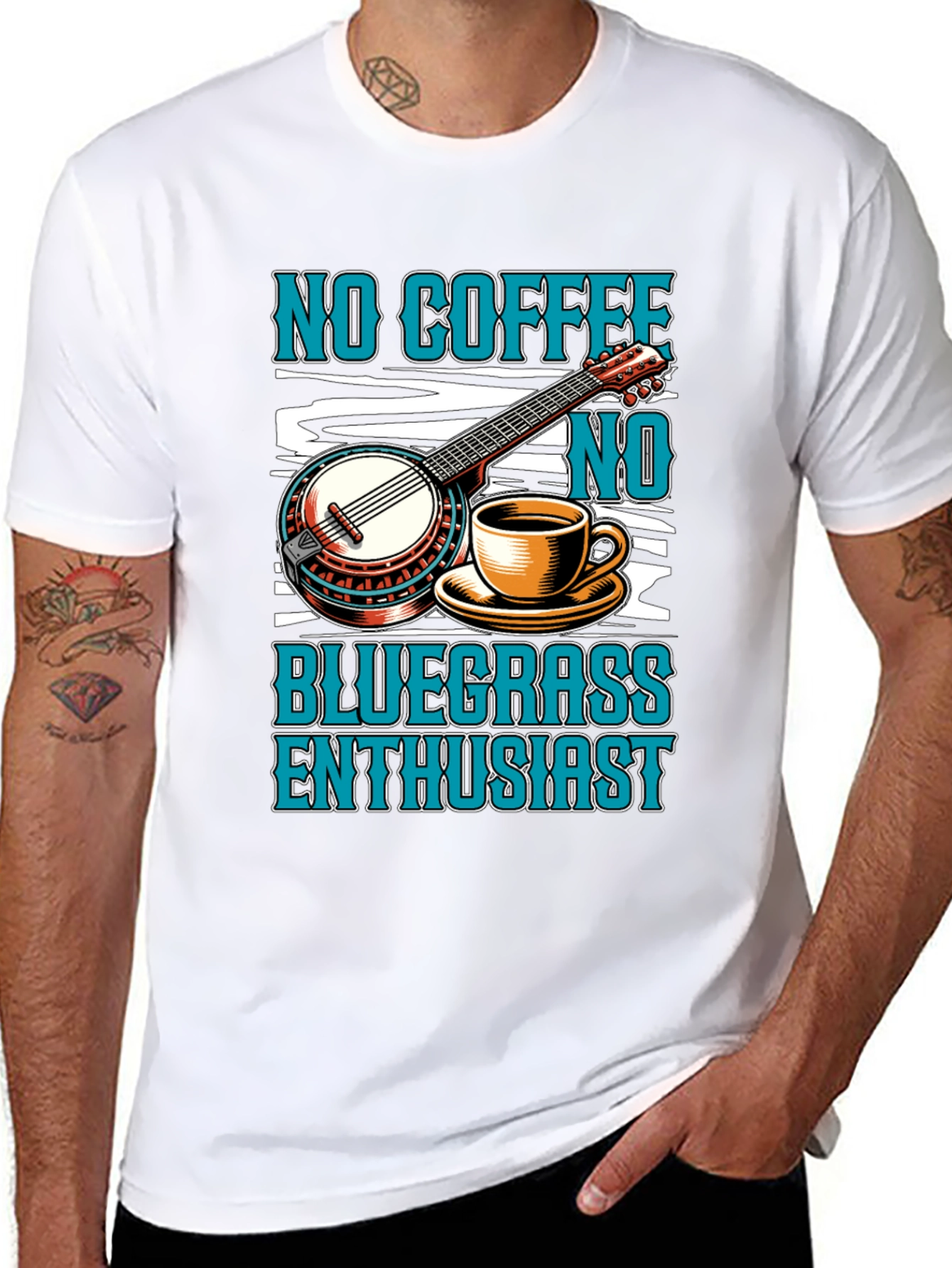 No Coffee No Bluegrass Enthusiast T-Shirt