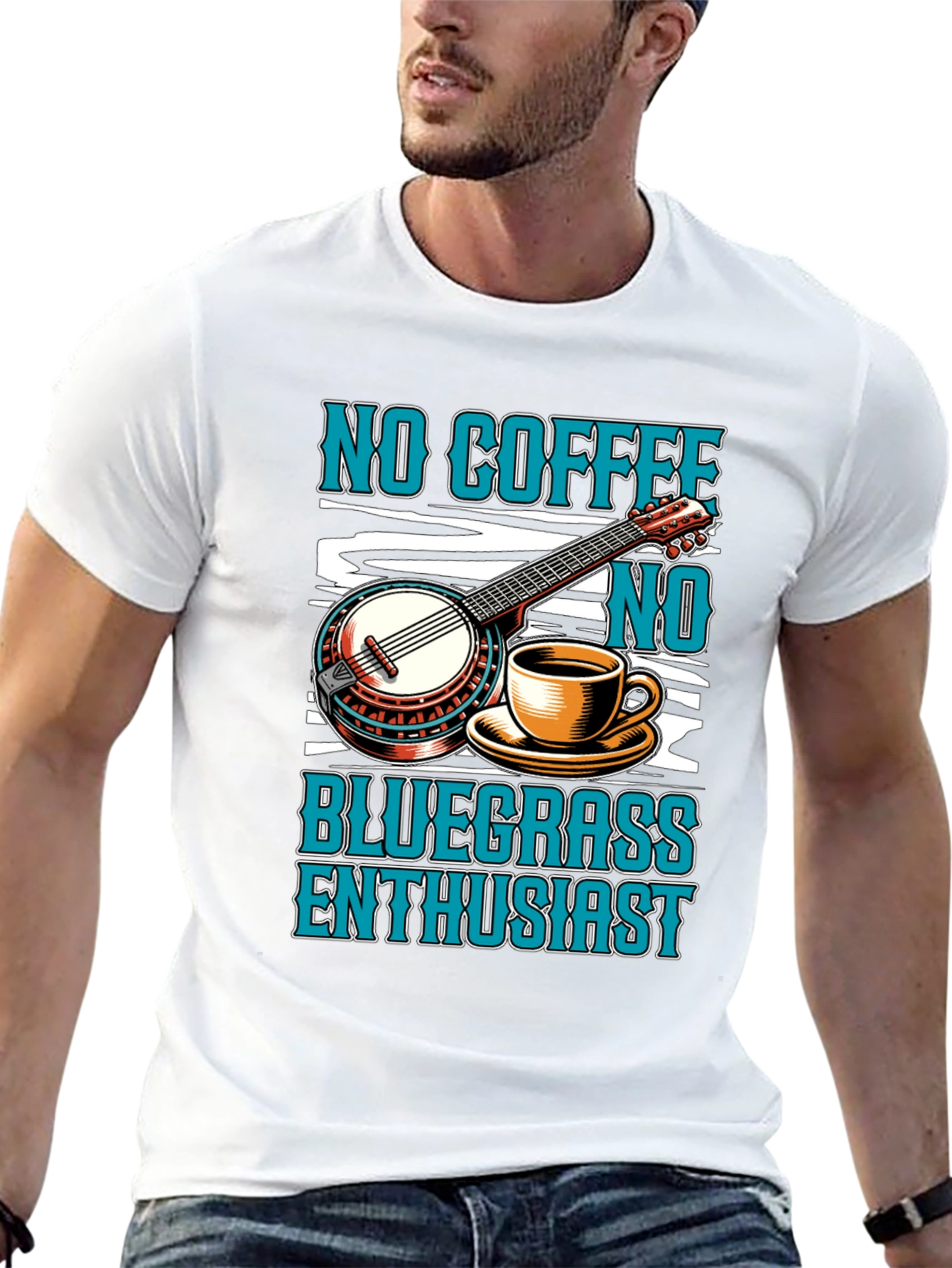 No Coffee No Bluegrass Enthusiast T-Shirt