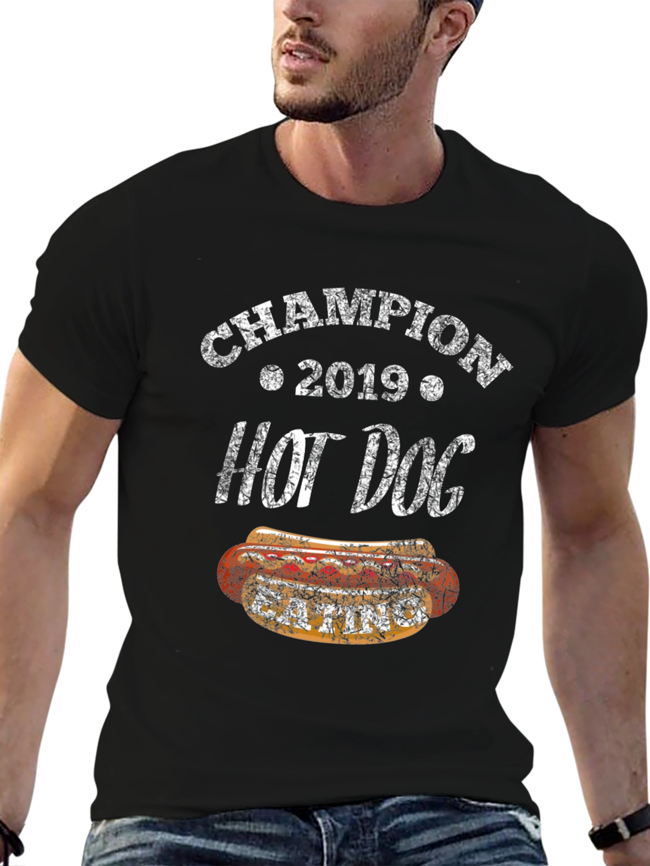 Champion 2019 Hot Dog Eating T-Shirt