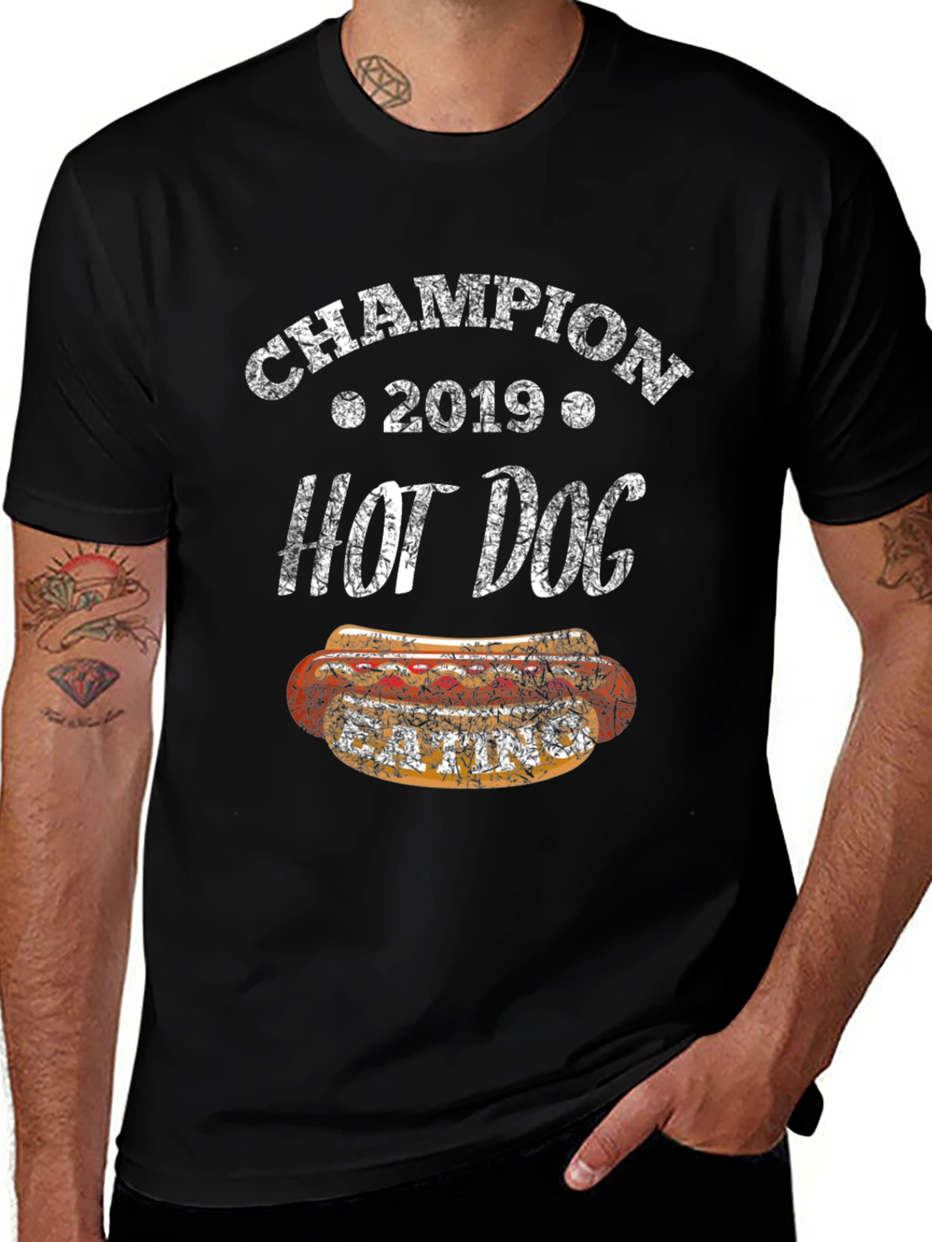 Champion 2019 Hot Dog Eating T-Shirt