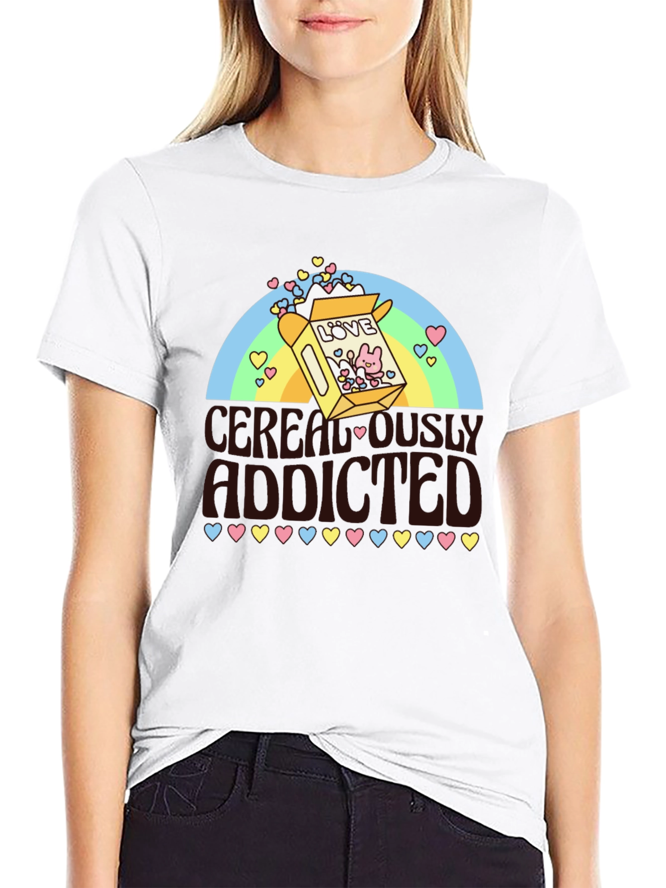 Cerealously Addicted Graphic Tee