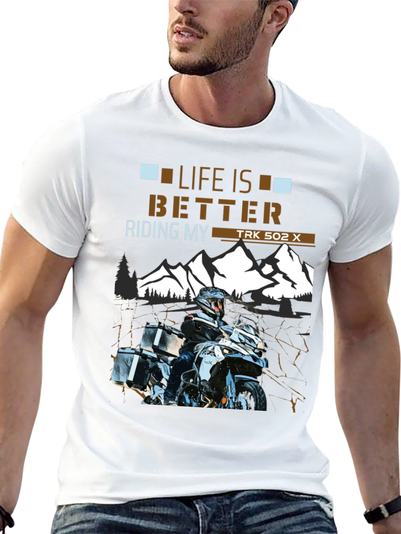 Life is Better Riding TRK 502 X T-Shirt