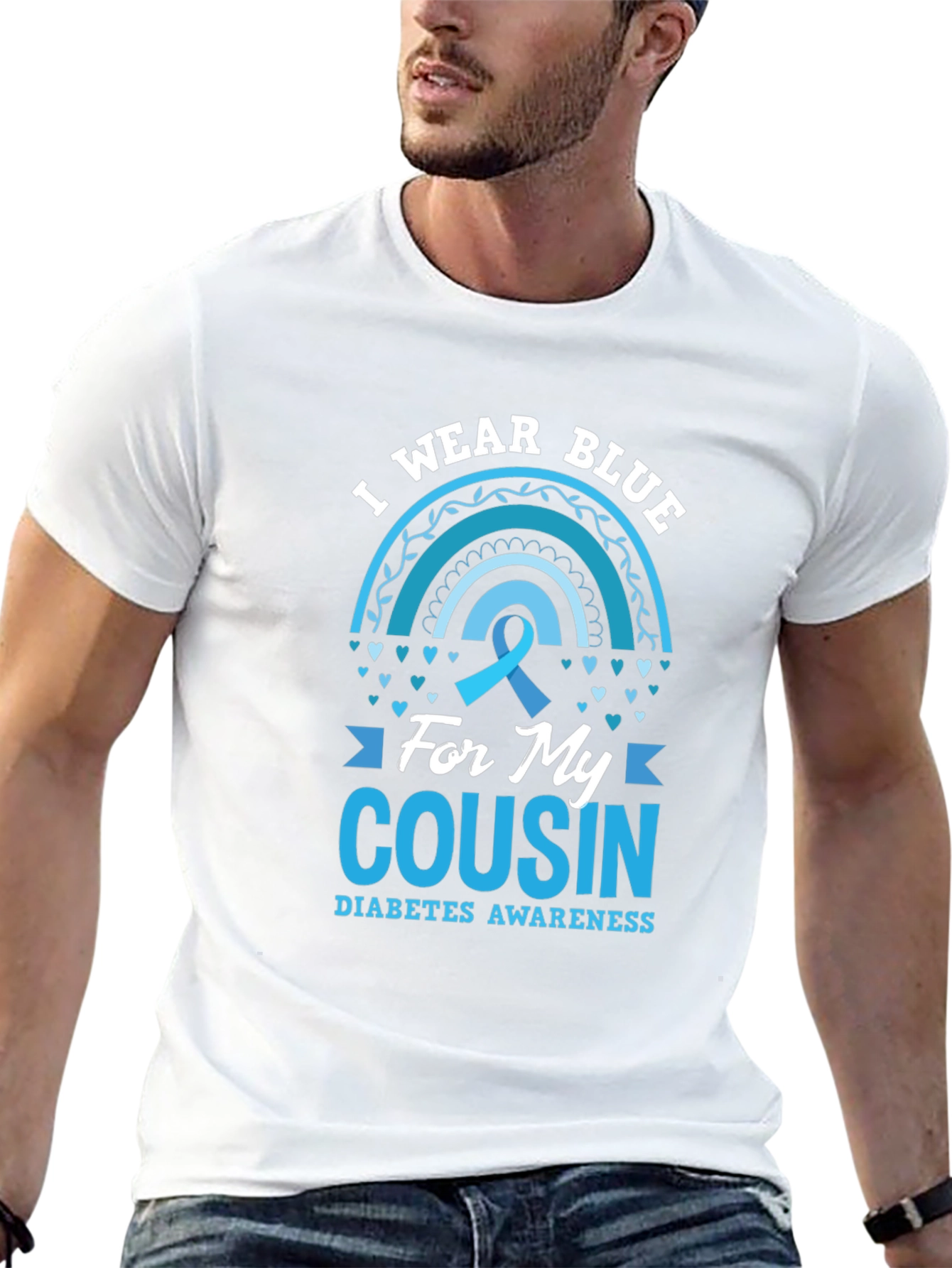 Diabetes Awareness Blue Cousin T-Shirt