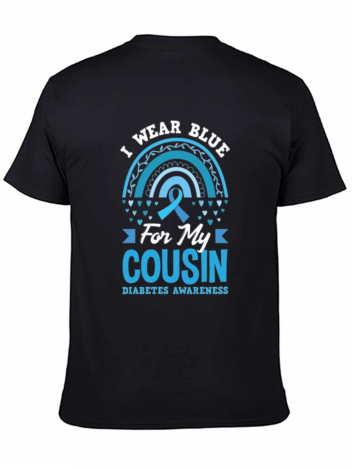 Diabetes Awareness Blue Cousin T-Shirt