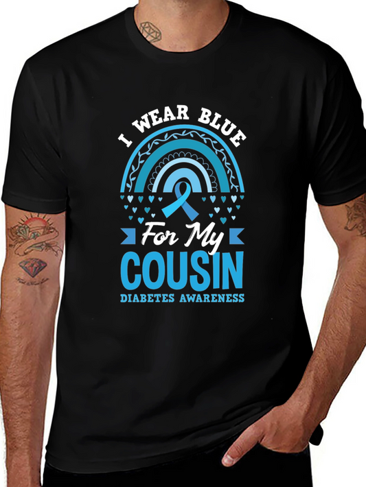 Diabetes Awareness Blue Cousin T-Shirt