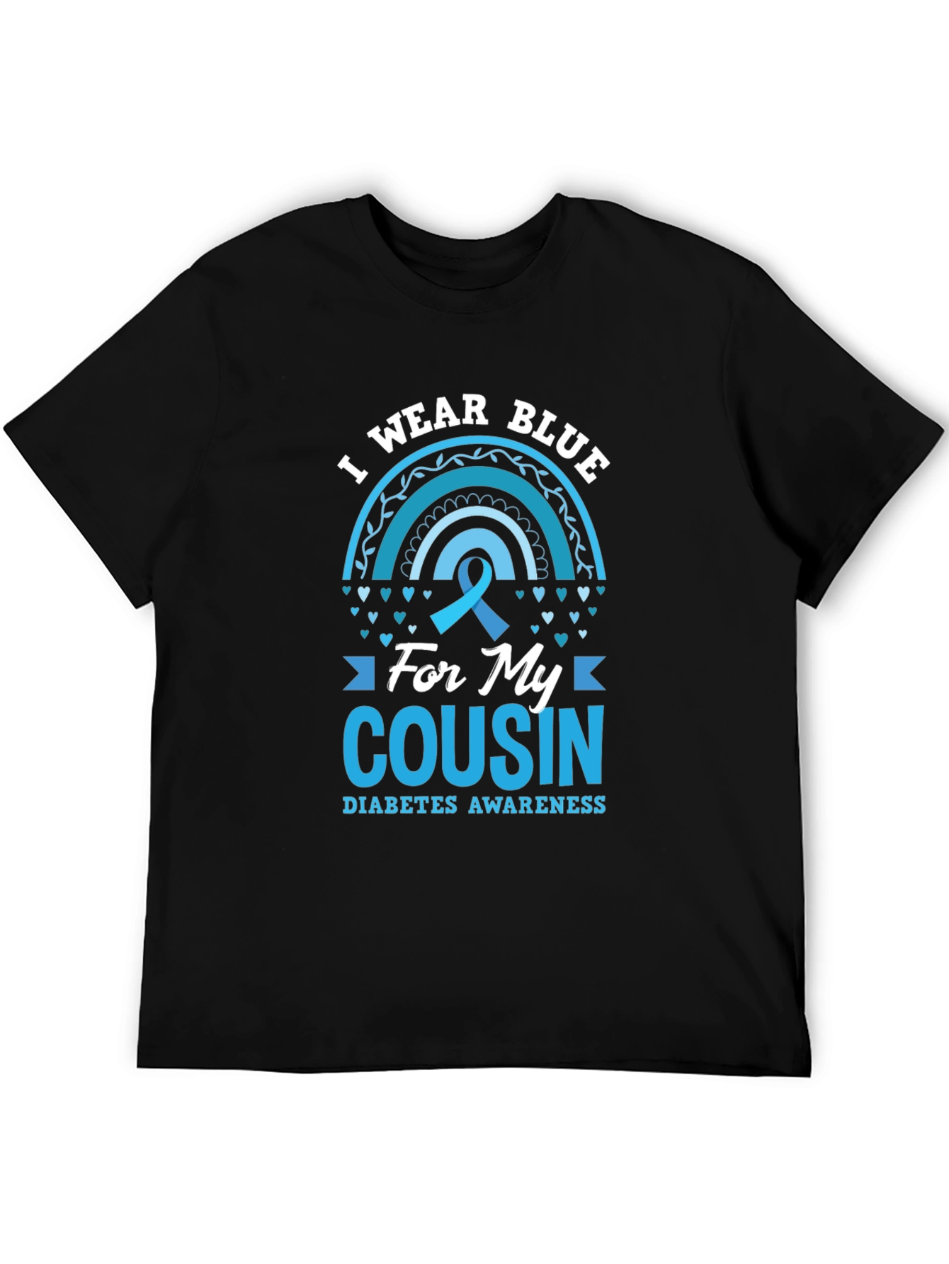 Diabetes Awareness Blue Cousin T-Shirt