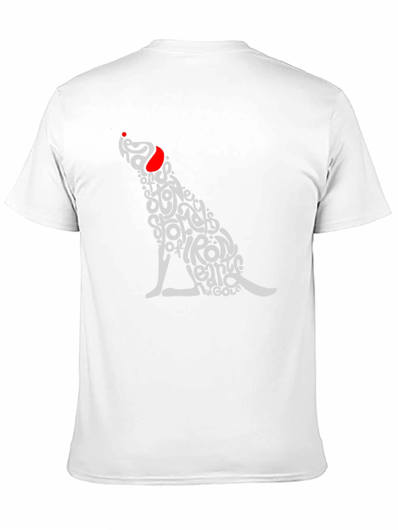 Dog Typography T-Shirt - Heads of Stone