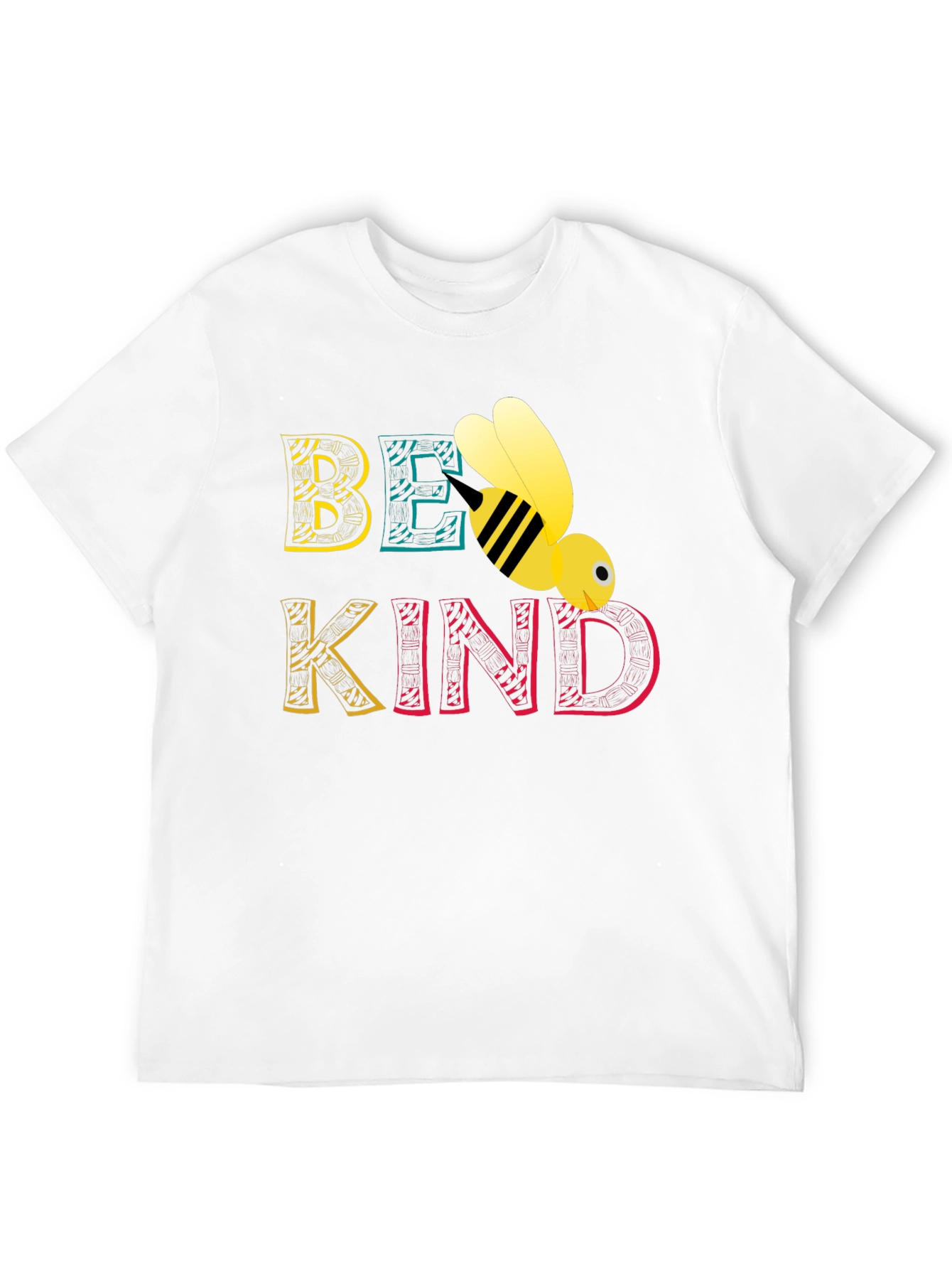 Be Kind Bee Graphic Tee - Black Unisex T-Shirt