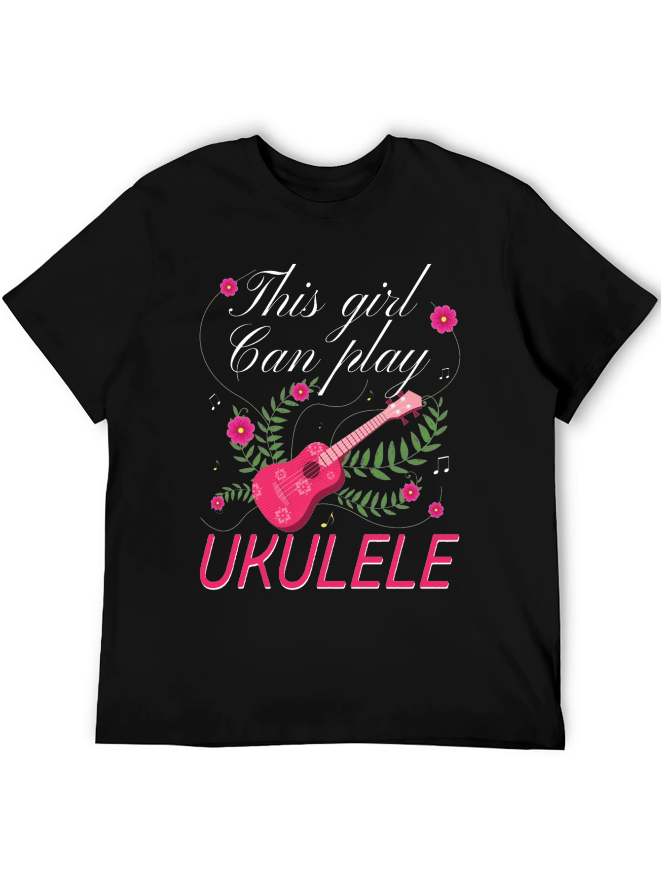 This Girl Can Play Ukulele T-Shirt