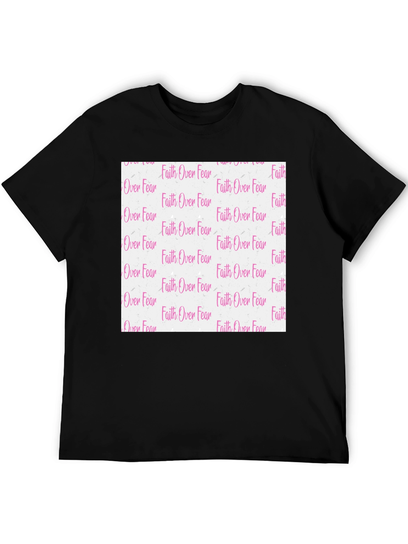Faith Over Fear Graphic Tee - Black