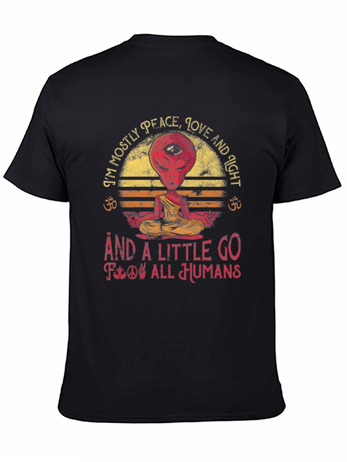 Peace Love and Light Alien T-Shirt